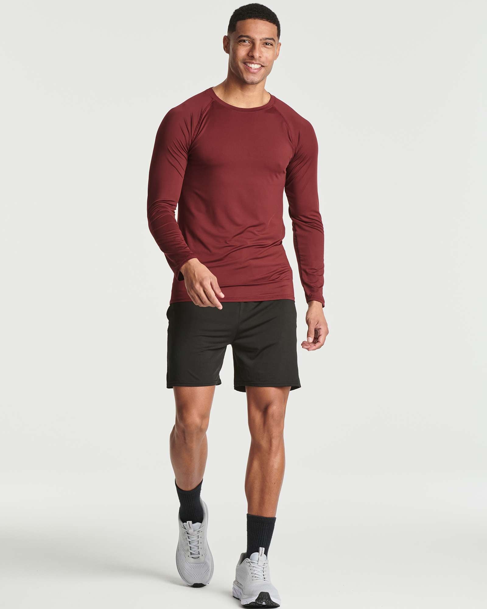 4 Pack: Mens Compression Long Sleeve Shirt