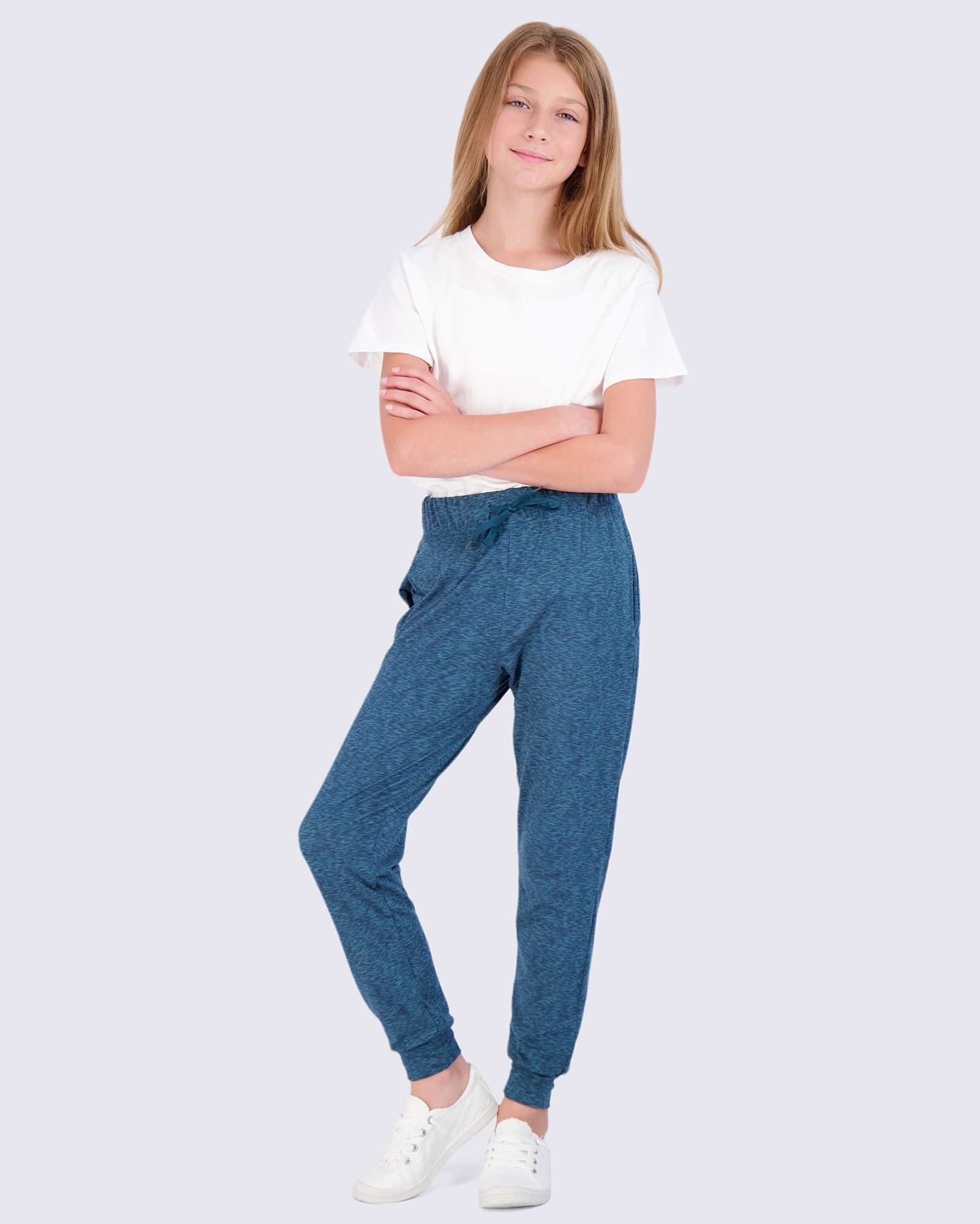 3 Pack: Girls Super-Soft Lounge Jogger Sweatpants