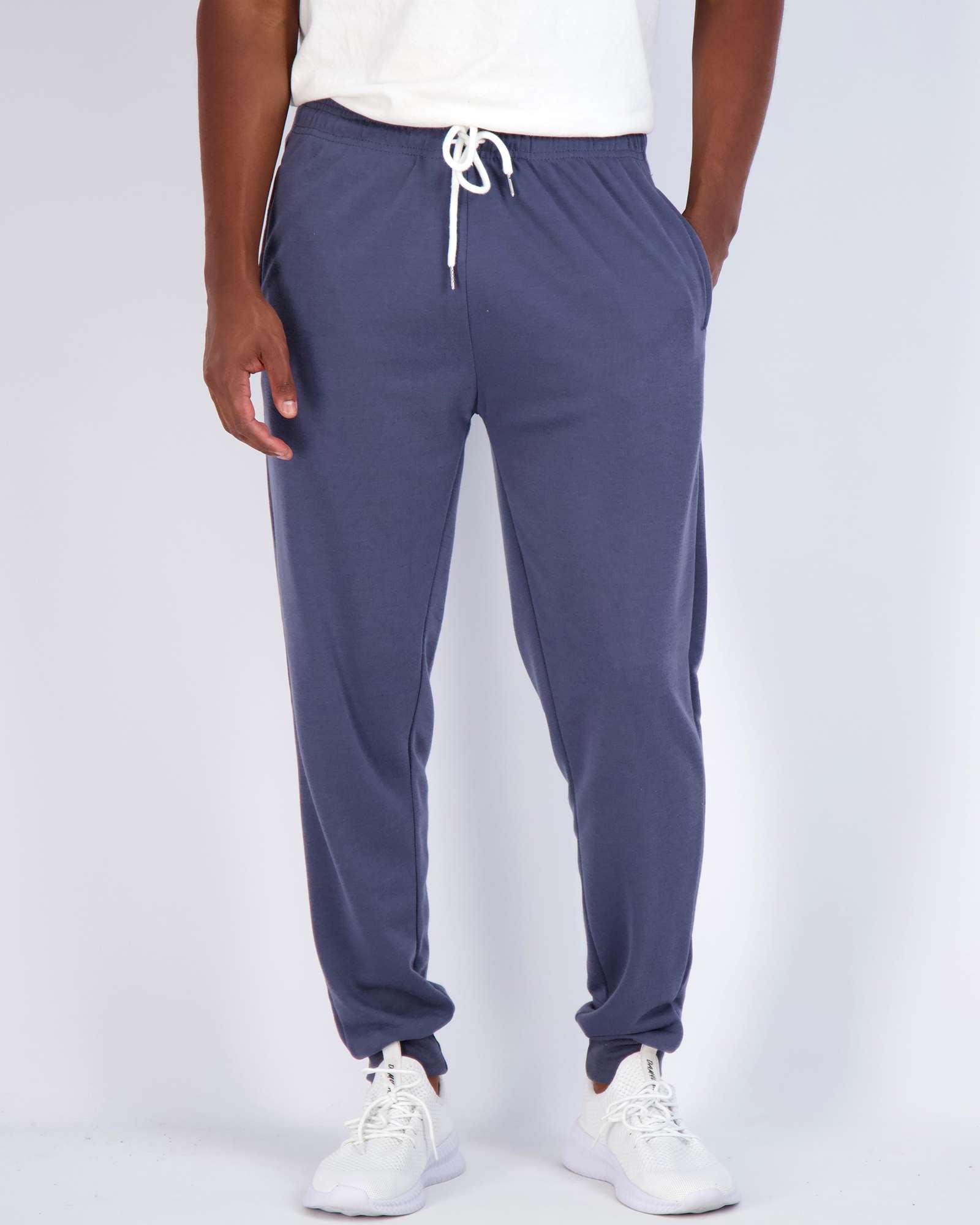 3 Pack: Mens French Terry Casual Jogger Sweatpants