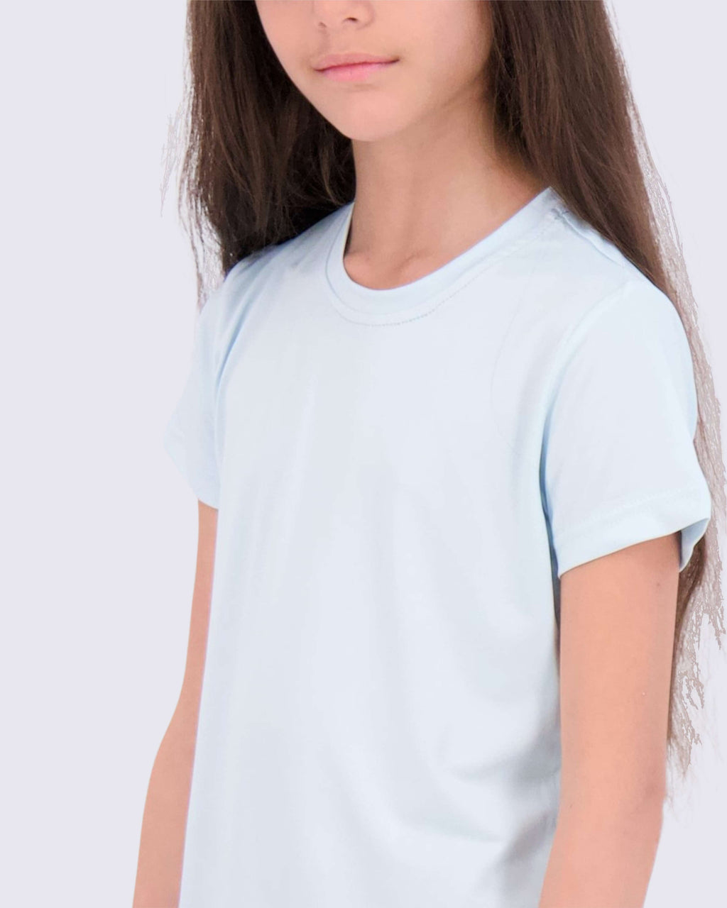 4 Pack: Girls Short Sleeve Dry-Fit Crew Neck Active T-Shirt