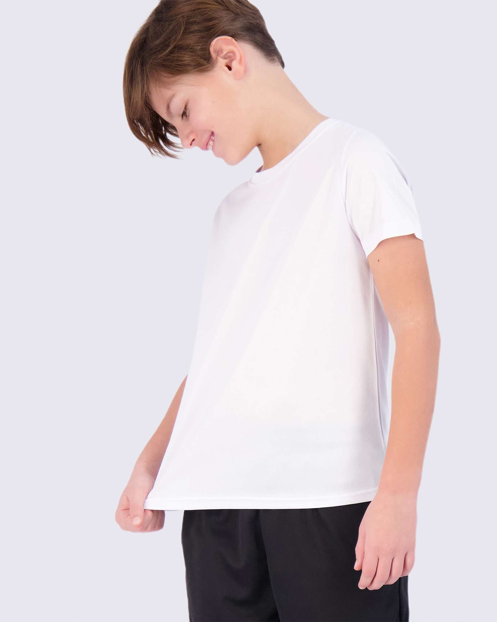 5 Pack: Boys Mesh Active Short-Sleeve T-Shirt