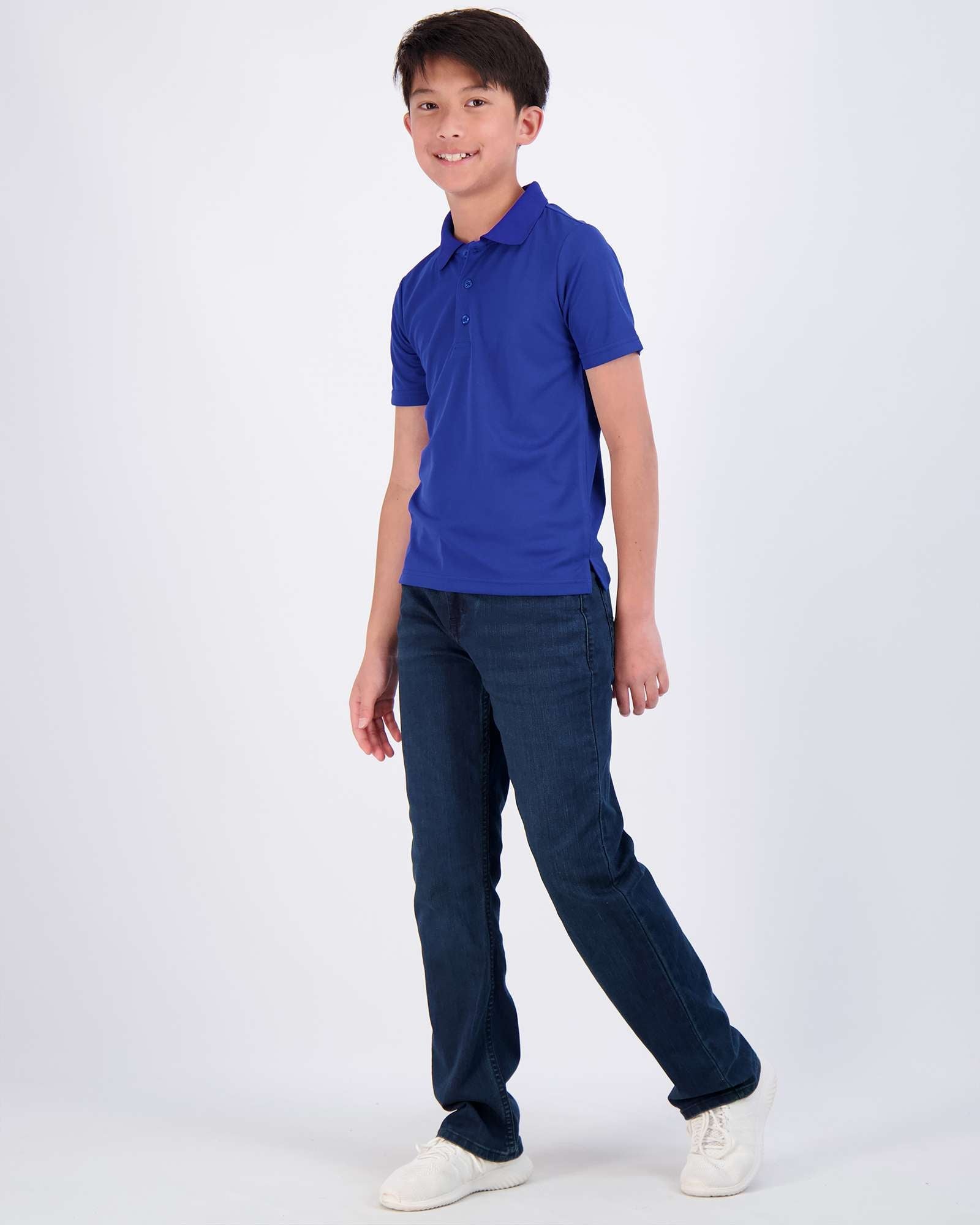 3 Pack: Boys' Short Sleeve Polo Shirt