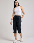 3 Pack: Women's Capri Open Bottom Sweatpants