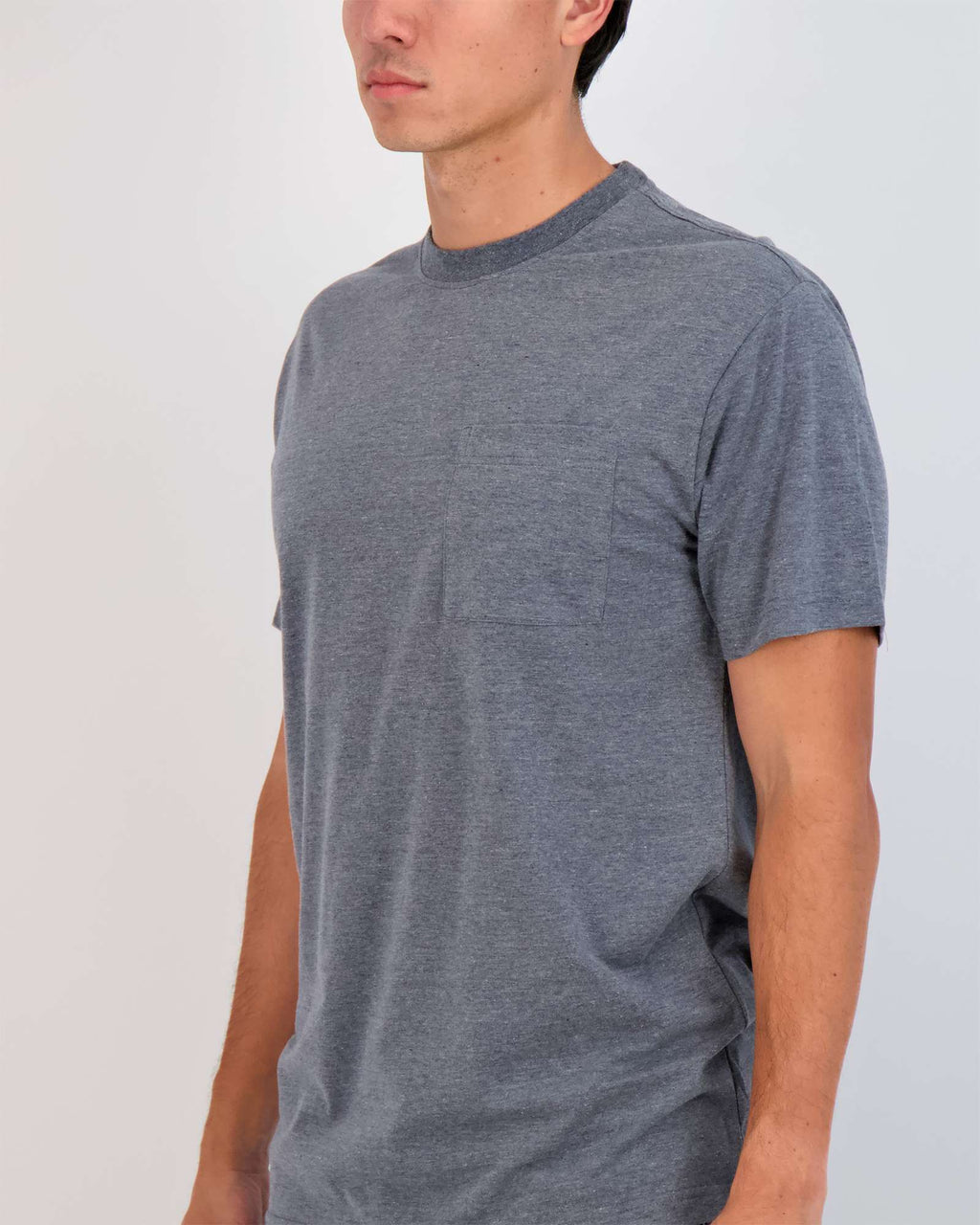 4 Pack: Mens Cotton Short Sleeve Crew Neck Pocket T-Shirt