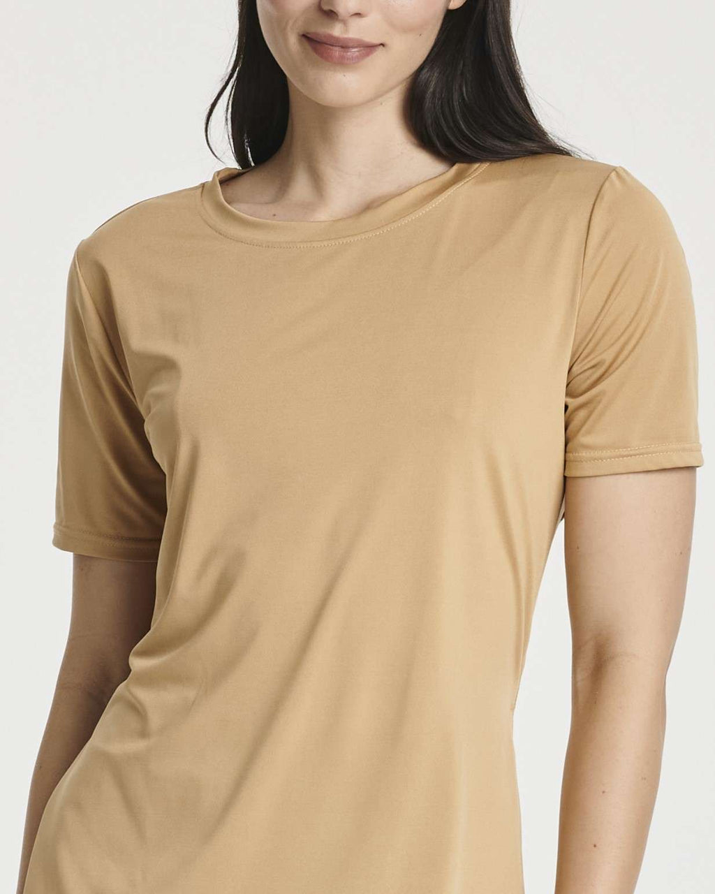 5 Pack: Women's Short Sleeve Crew Relaxed Yoga Top (Available in Plus Size)