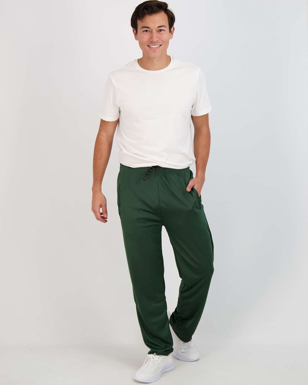 3 Pack: Mens Mesh Active Open Bottom Sweatpants
