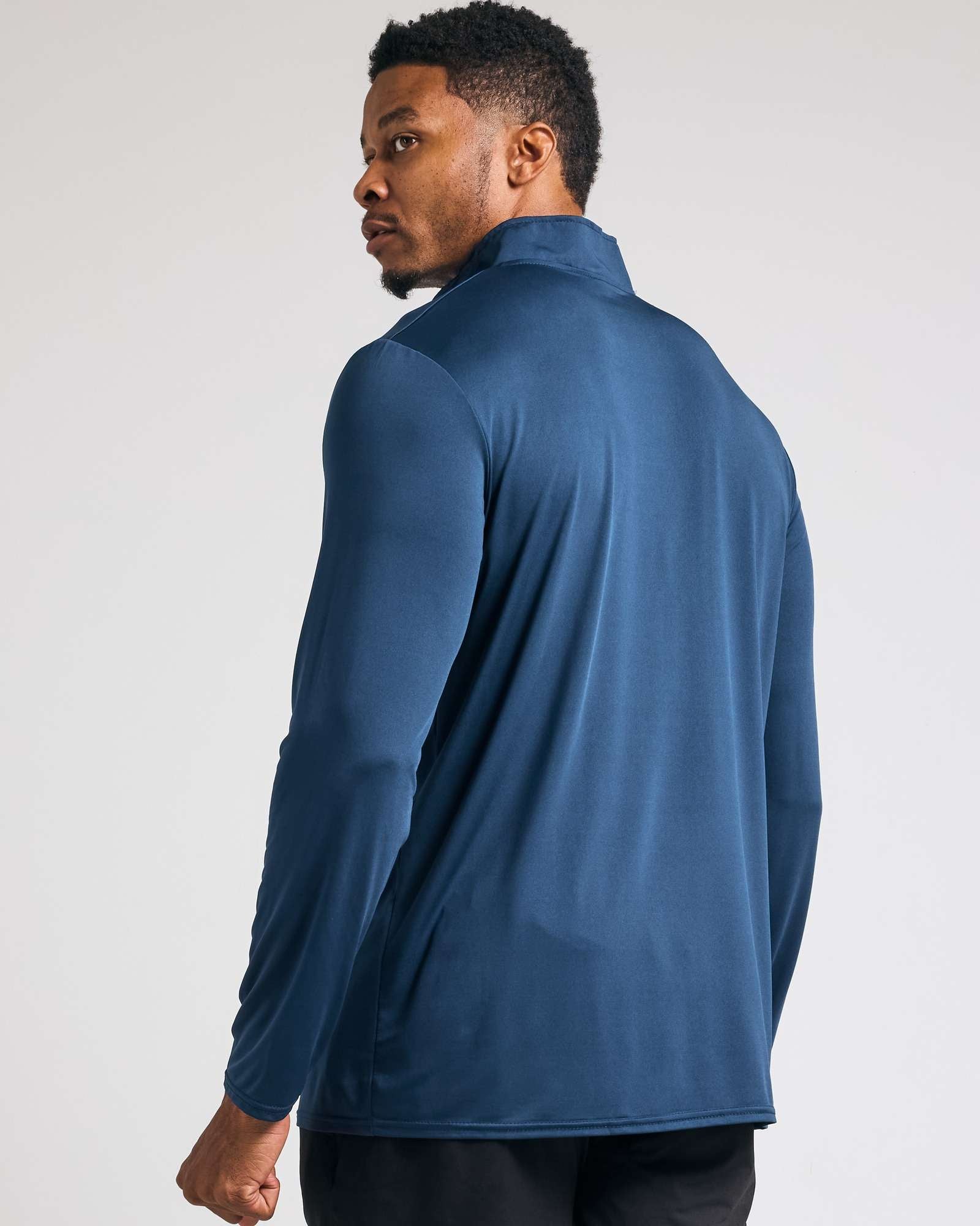 3 Pack: Mens Active Dry-Fit Quarter Zip Pullover (Available in Big & Tall)