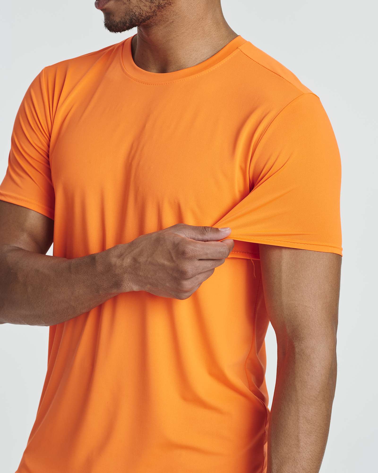 5 Pack: Mens Dry-Fit Active Crew Neck T-Shirt