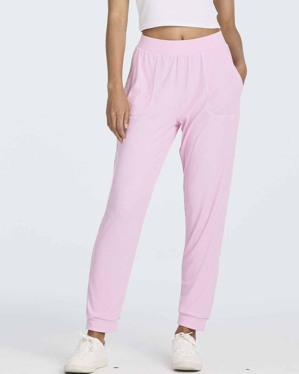 3 Pack: Women's Ribbed Lounge Jogger Sweatpants