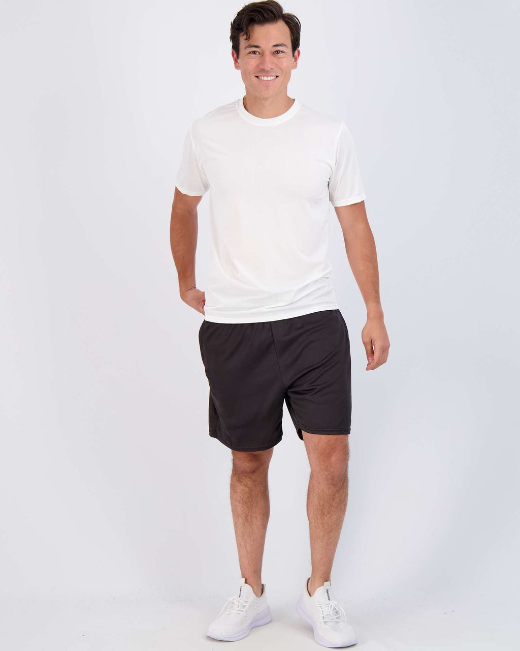 5 Pack: Mens Dry-Fit Active Crew Neck T-Shirt