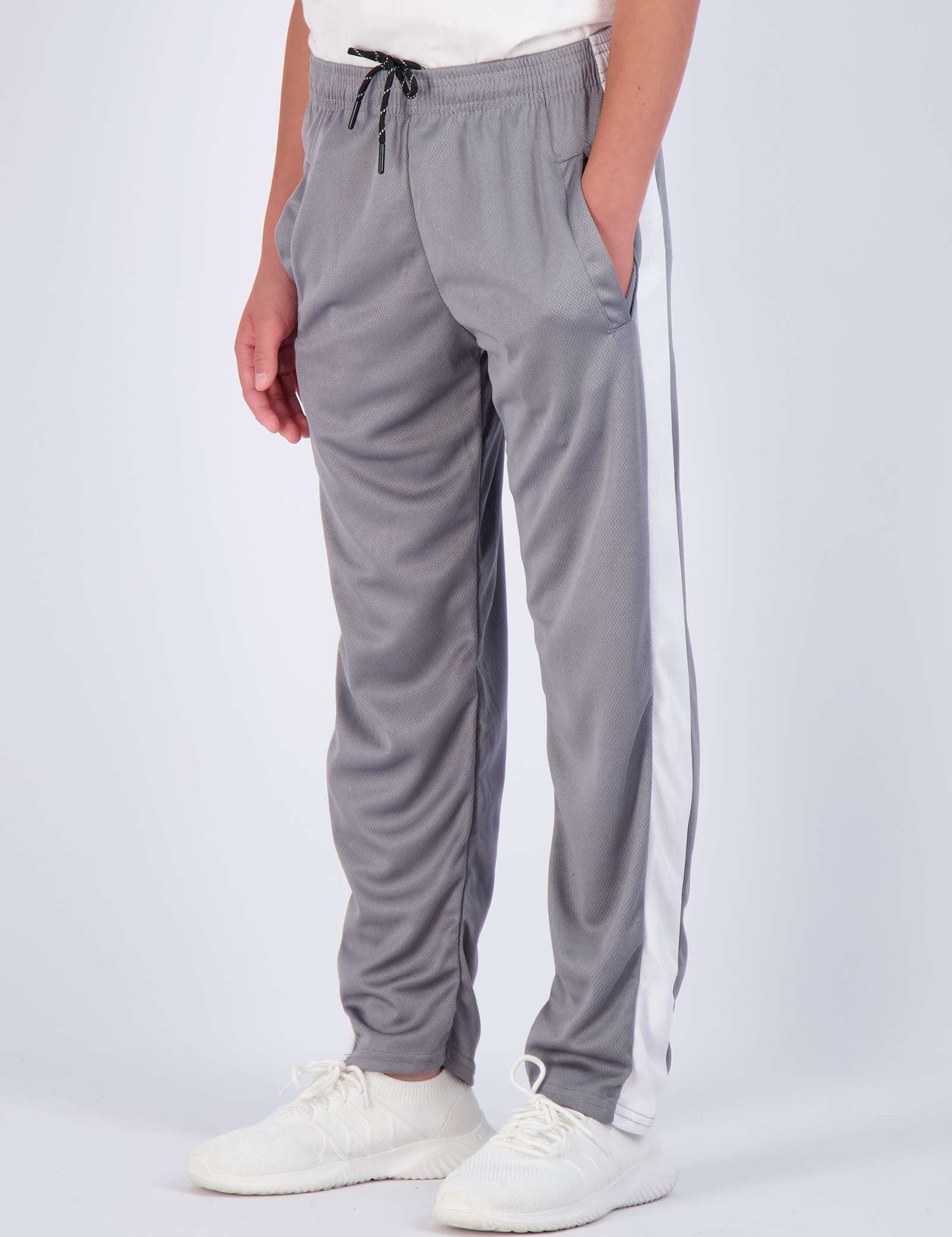 3 Pack: Boys Mesh Open Bottom Active Sweatpants