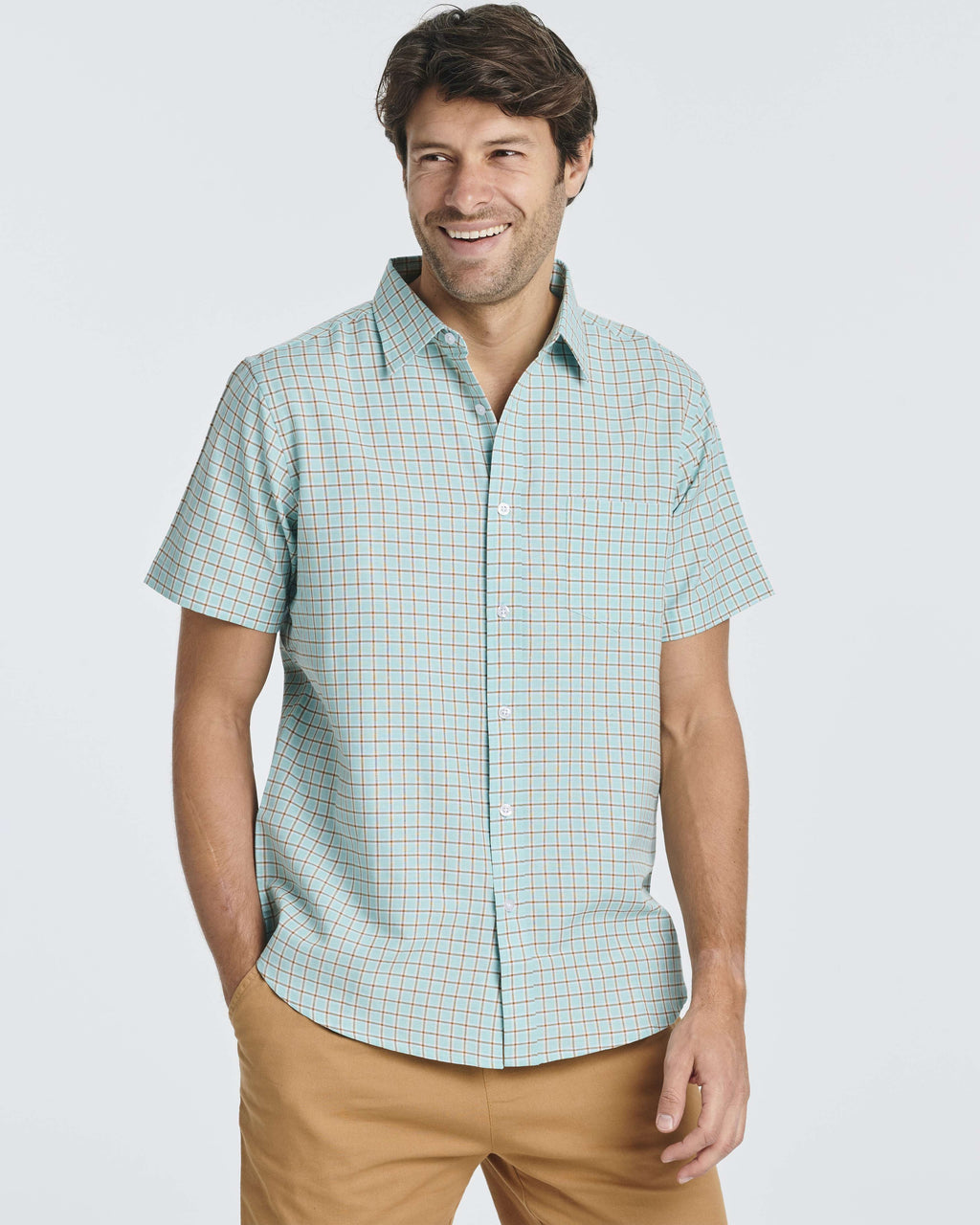3 Pack: Men's Regular-Fit Short Sleeve Woven Shirt