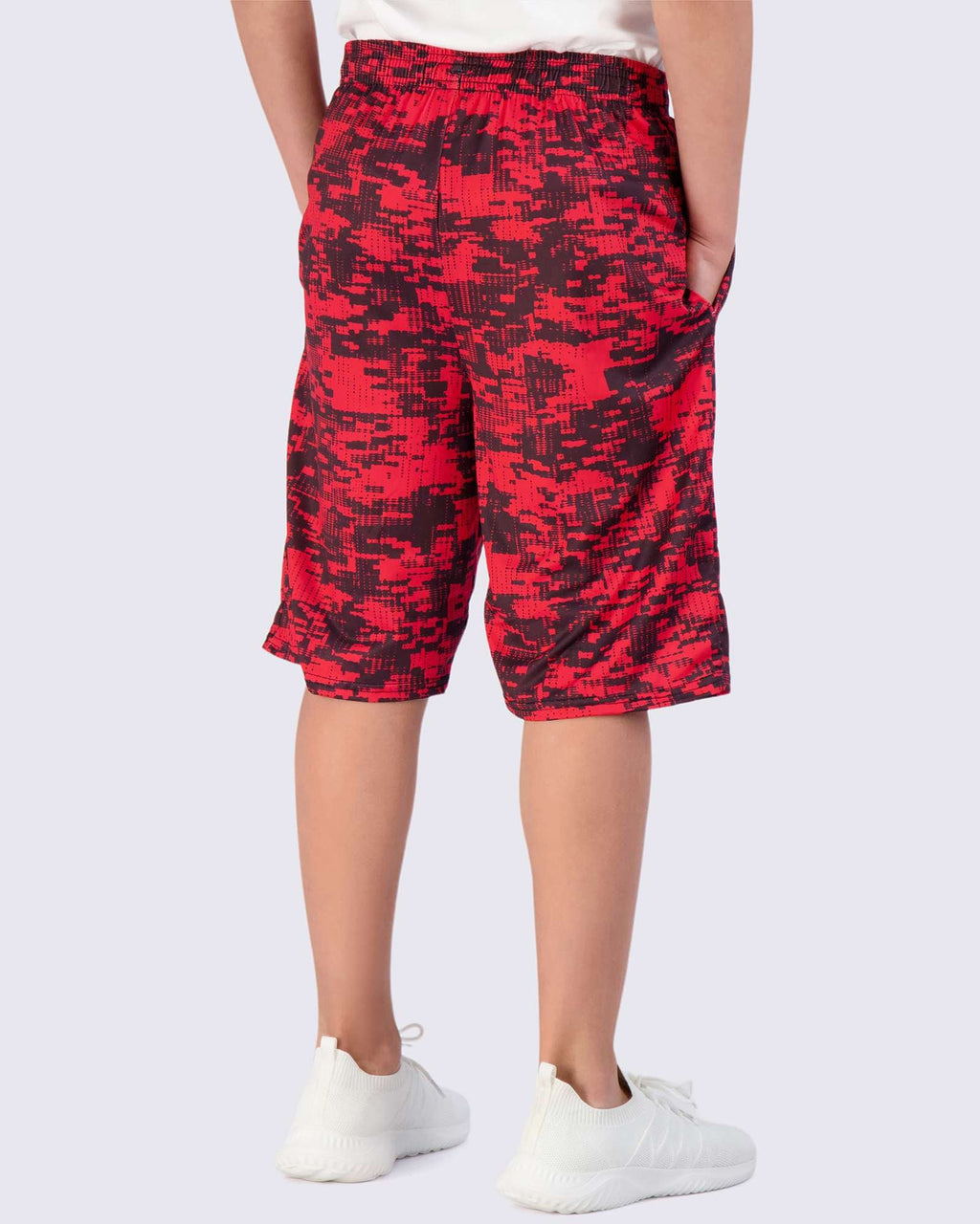 5 Pack: Boys Printed Dry Fit Active Shorts