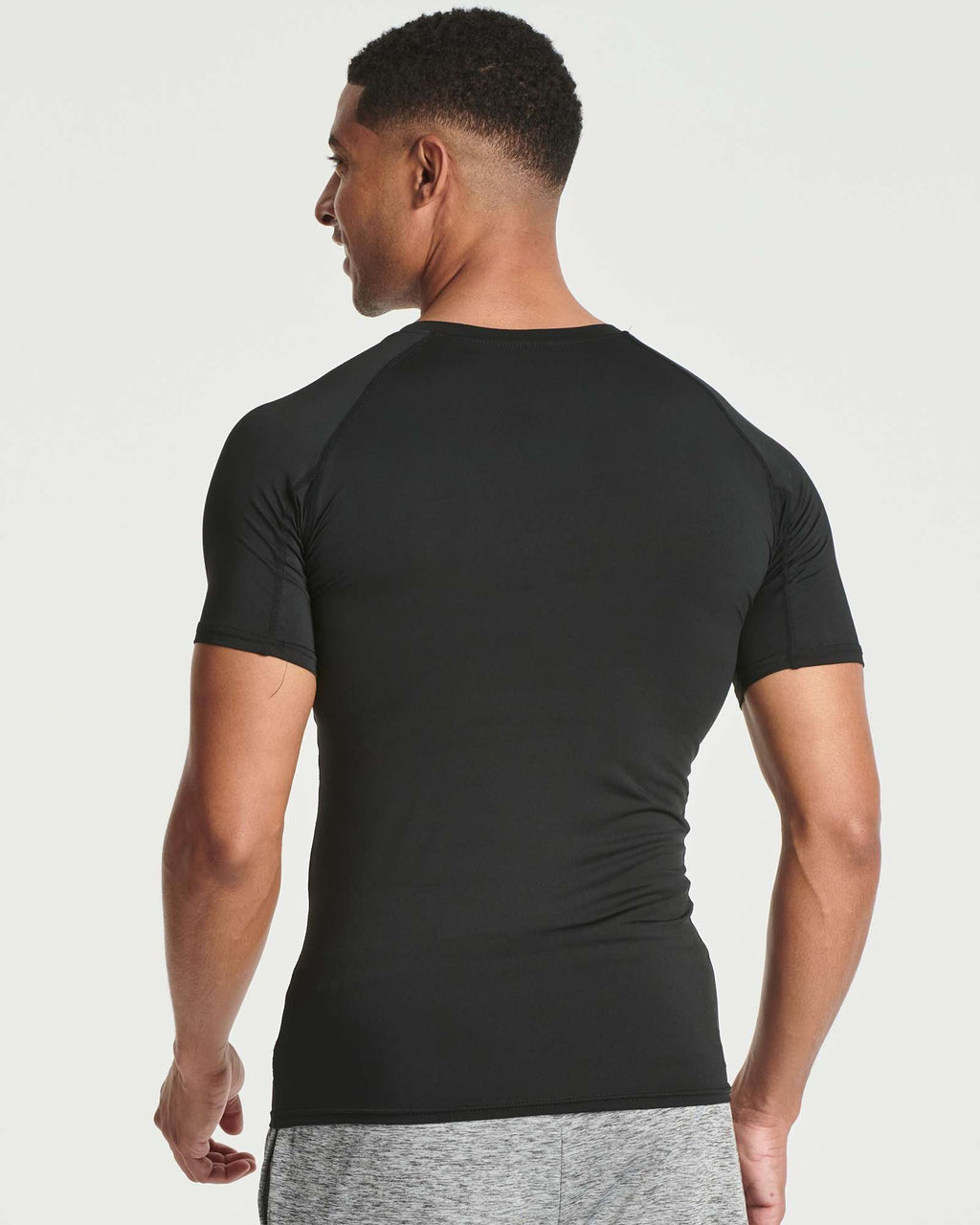 4 Pack: Mens Short Sleeve Compression Shirt
