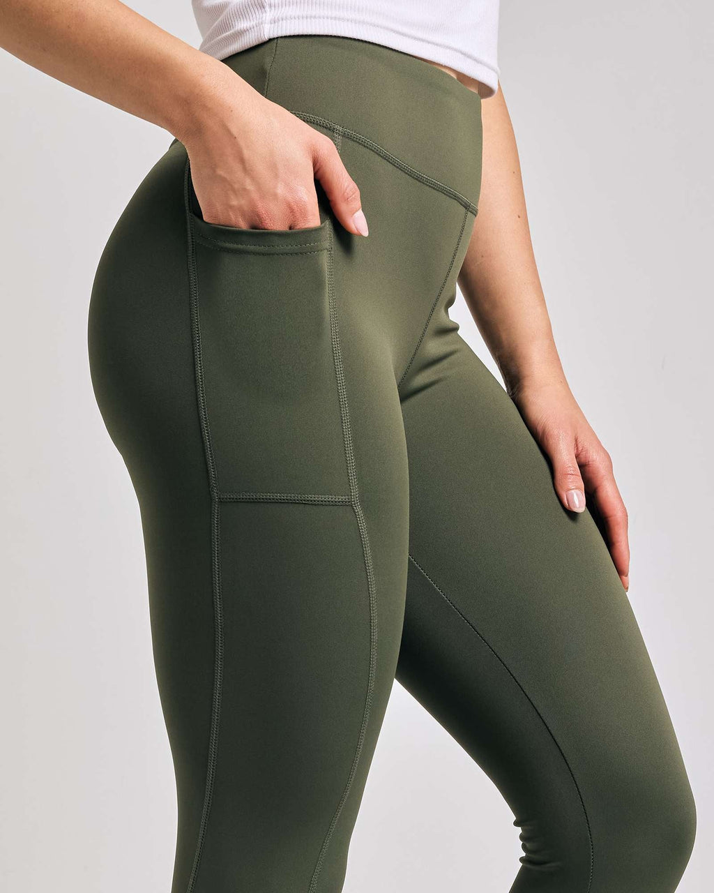 4 Pack: Women's Full Length Fitted Athletic Yoga Performance Leggings with Pockets