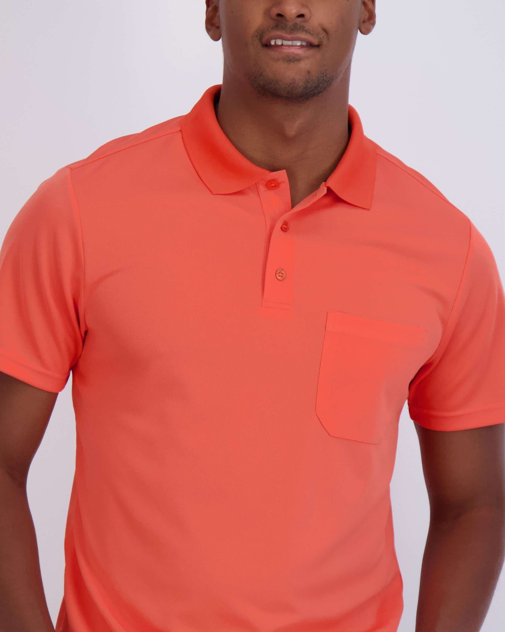 3 Pack: Men's Short Sleeve Dry-Fit Polo Shirt (Available in Big & Tall)