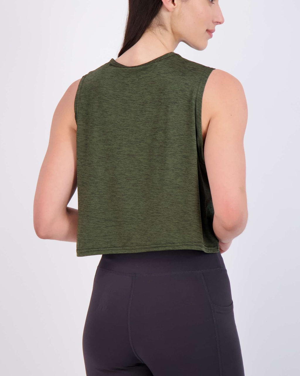 5 Pack: Women's Dry Fit Crop Tank Top