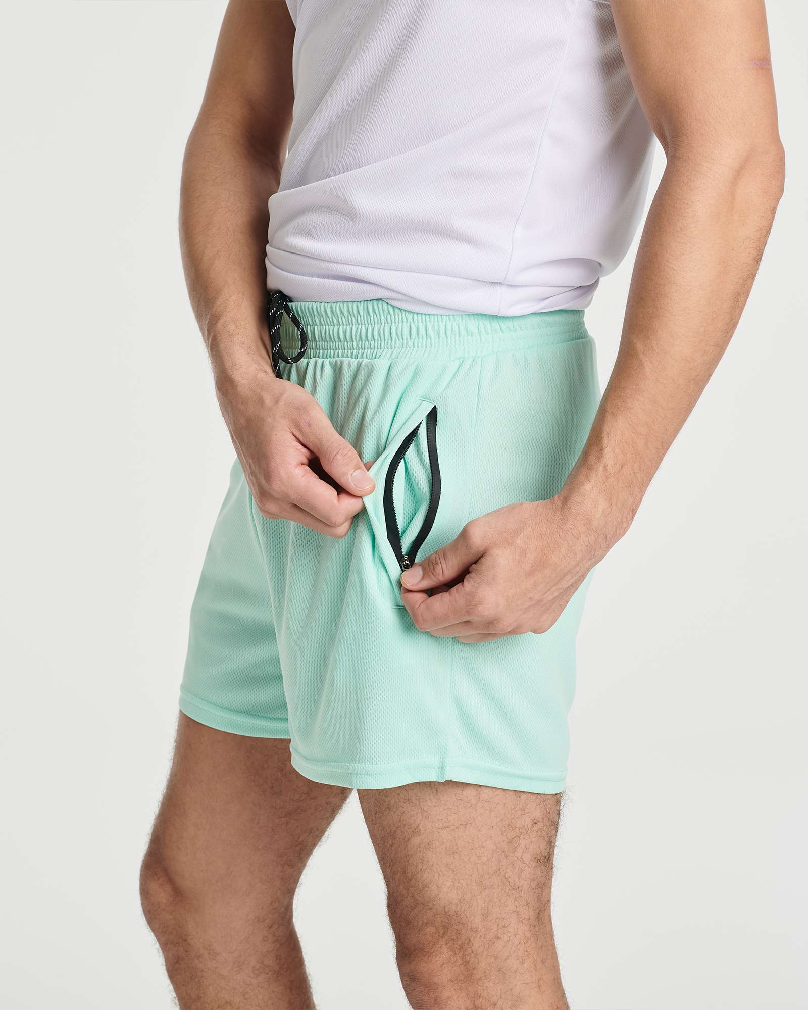 4 Pack: Men's 3" Mesh Running Shorts