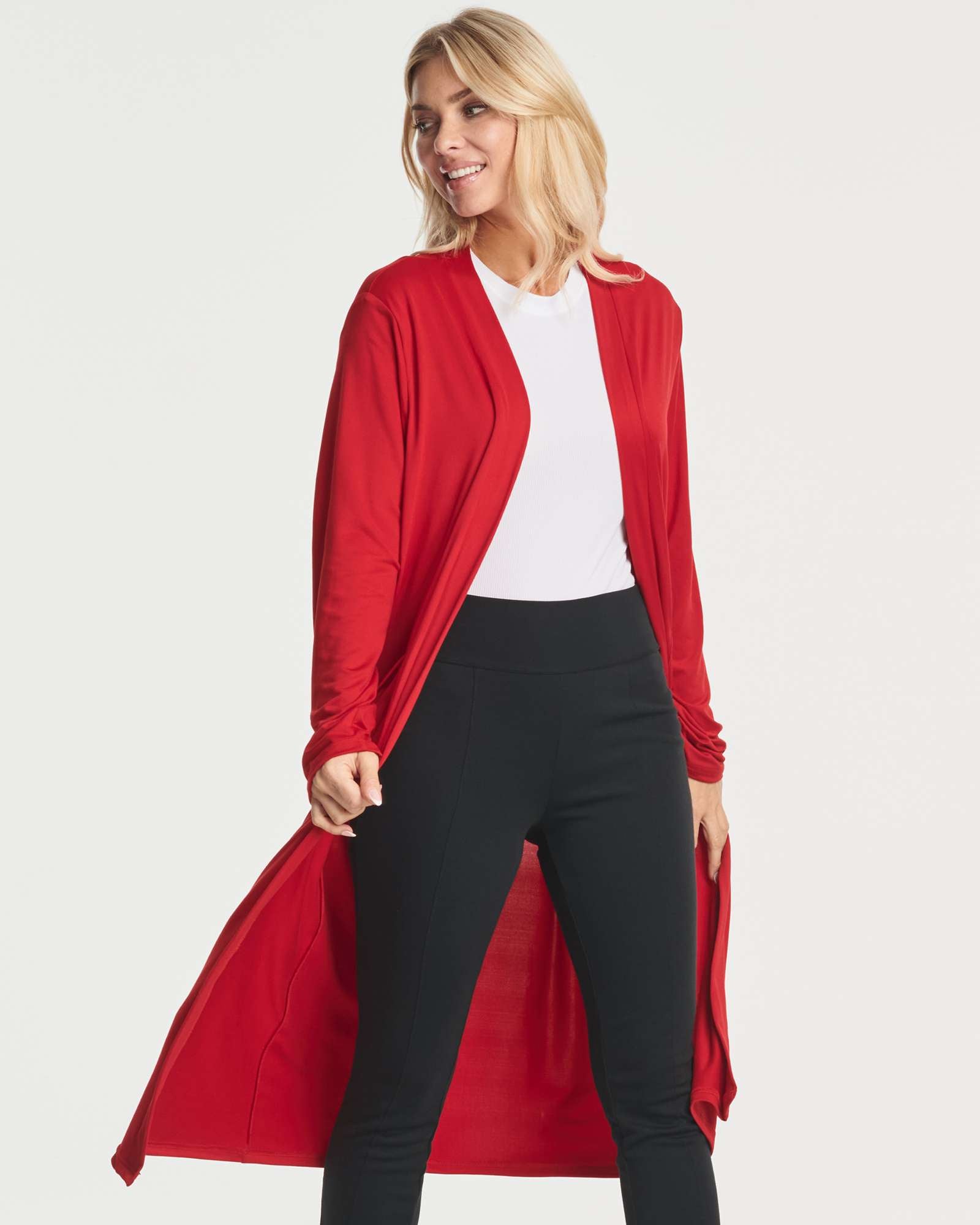 3 Pack: Women's Long Sleeve Open-Front Cardigan