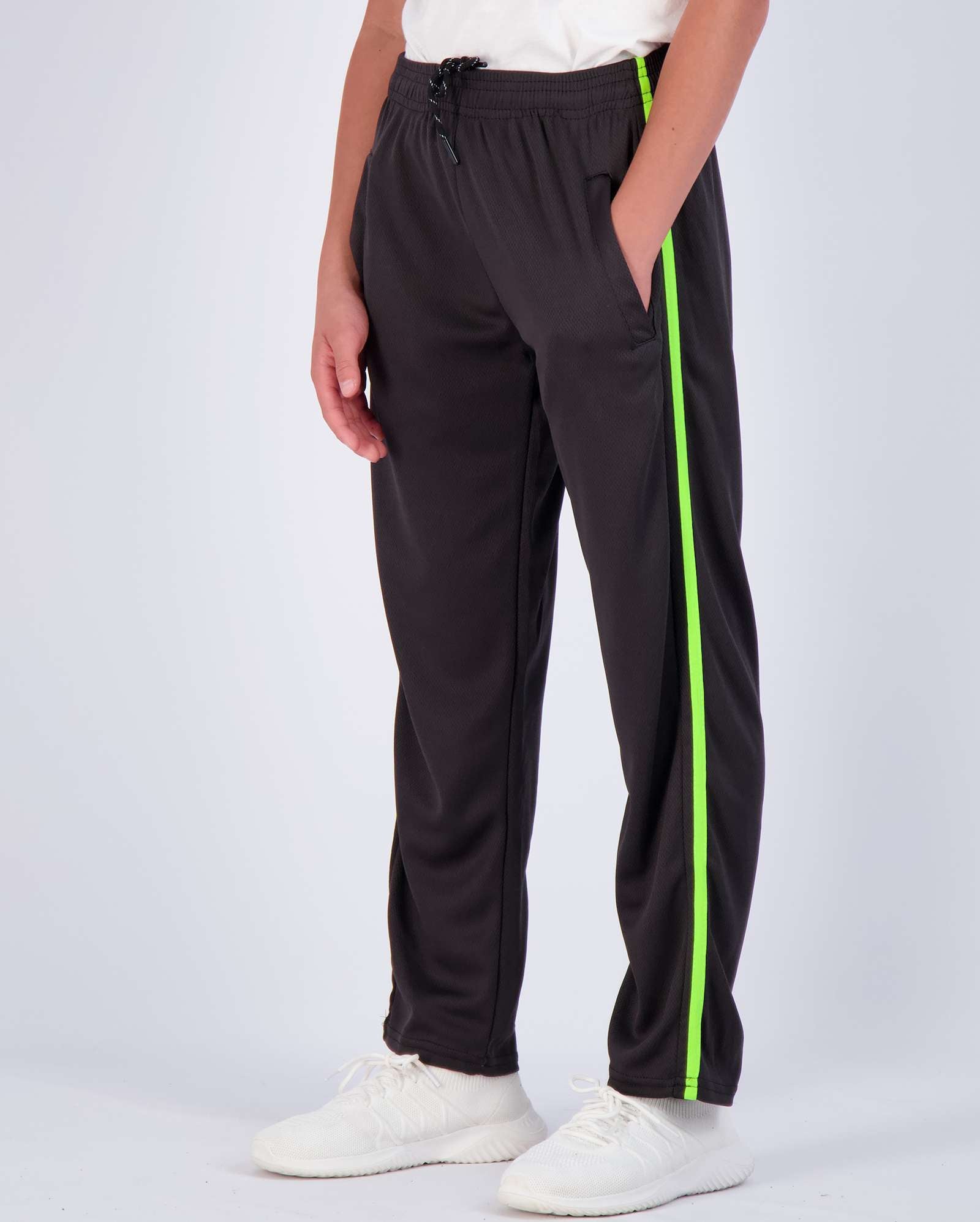 3 Pack: Boys Mesh Open Bottom Active Sweatpants