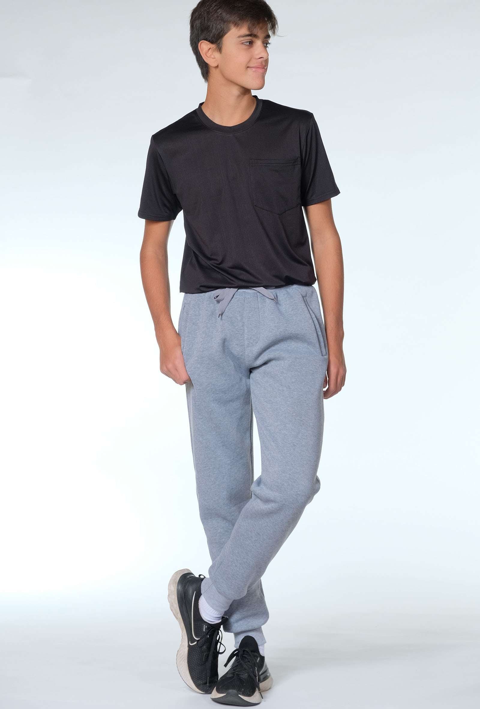 5 Pack: Boys & Girls  Youth Dry-Fit Moisture Wicking Active Athletic Performance Short-Sleeve Pocket T-Shirt