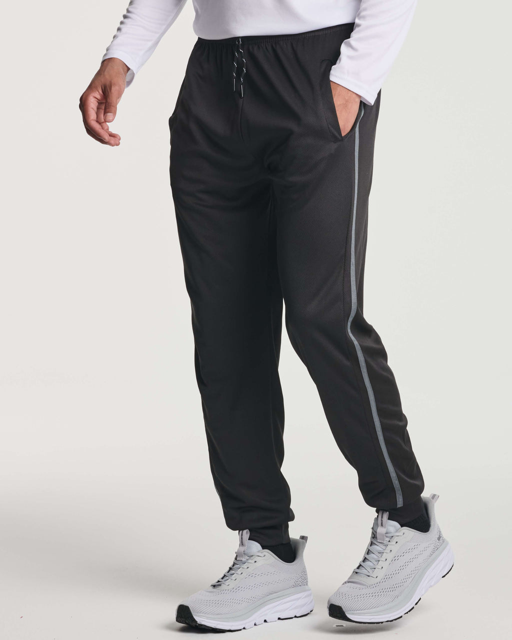 3 Pack: Mens Mesh Active Jogger Sweatpants