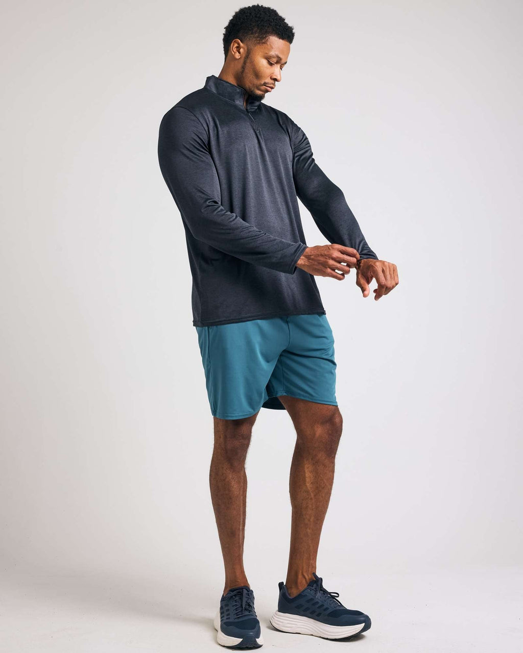 3 Pack: Mens Active Dry-Fit Quarter Zip Pullover (Available in Big & Tall)