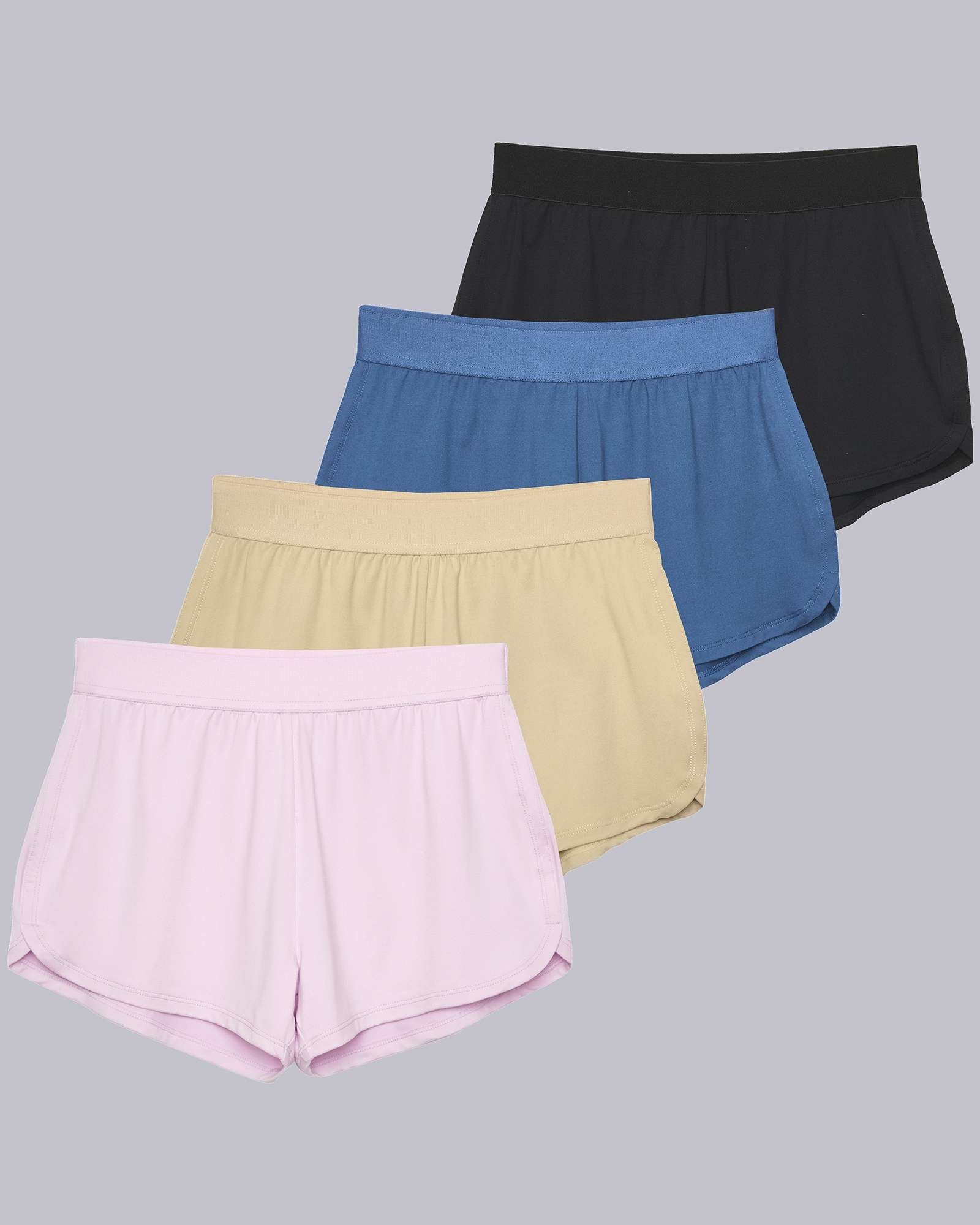 4 Pack: Women's Running Shorts