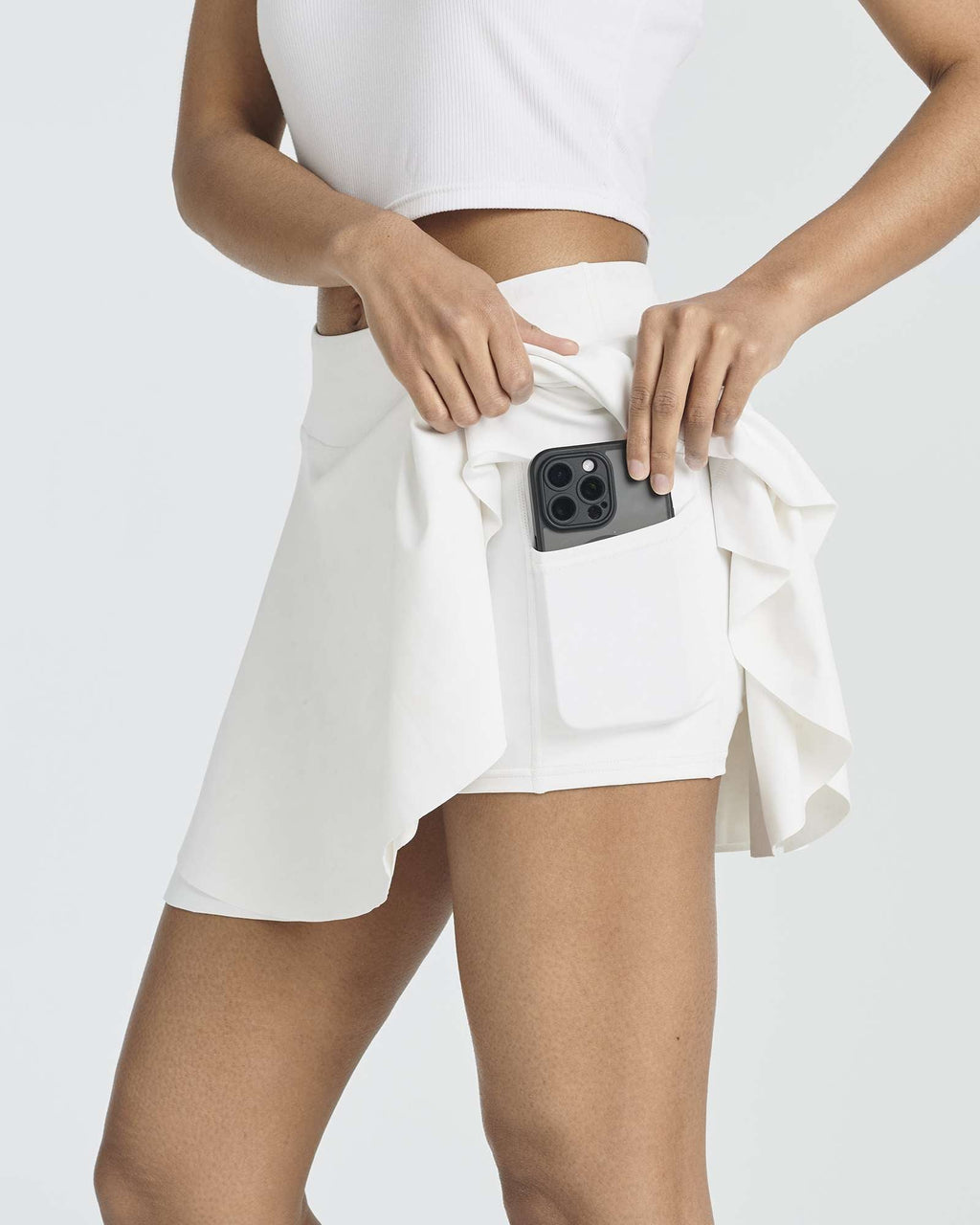 3 Pack: Women's Layered Ruffle Tennis Golf Skort