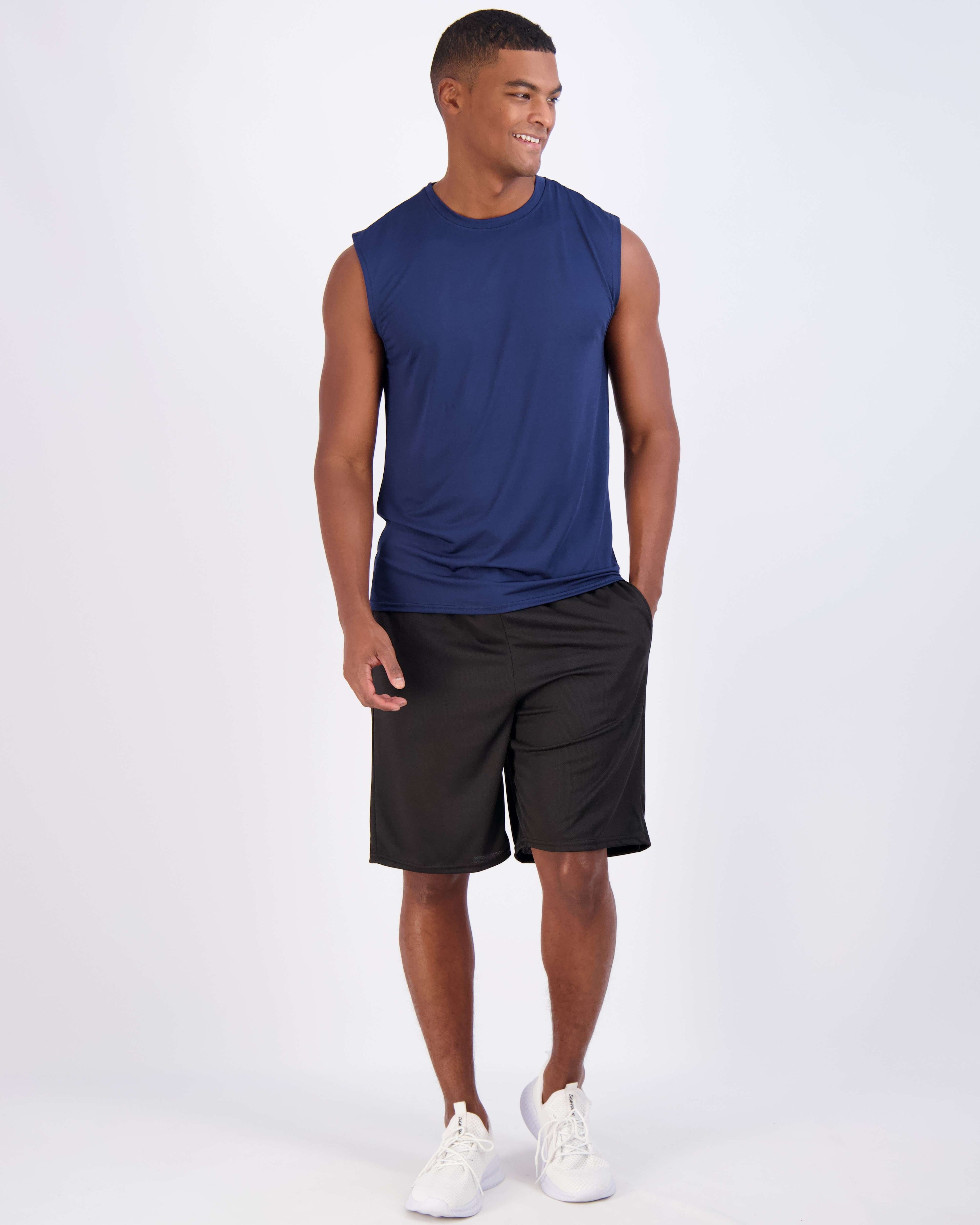 5 Pack: Mens Dry-Fit Active Tech Tank Top
