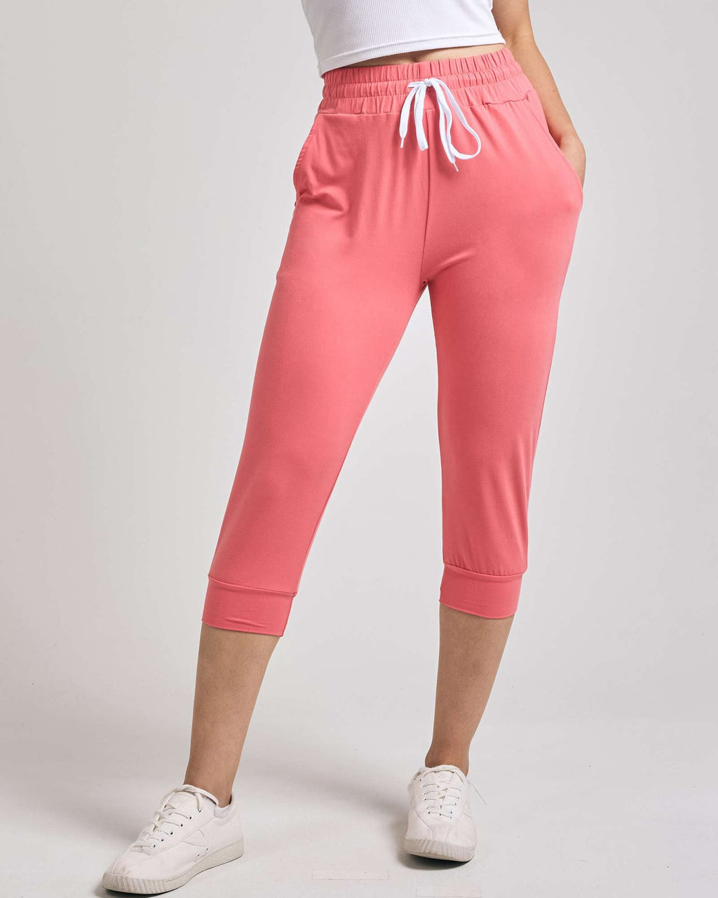 3 Pack: Women's Capri Joggers (Available in Plus Size)