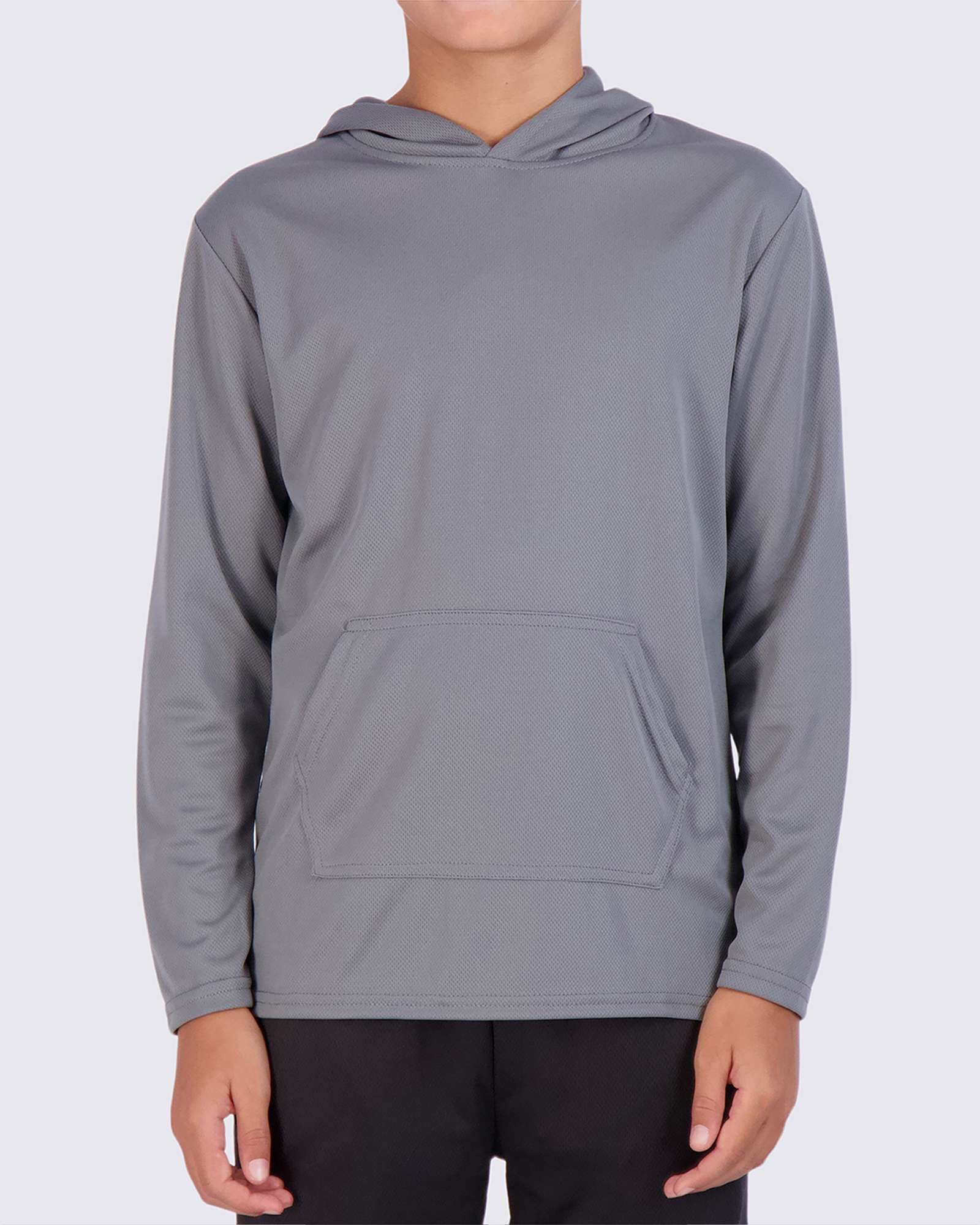 3 Pack: Boys Mesh Long Sleeve Pullover Hoodie Active Sweatshirt