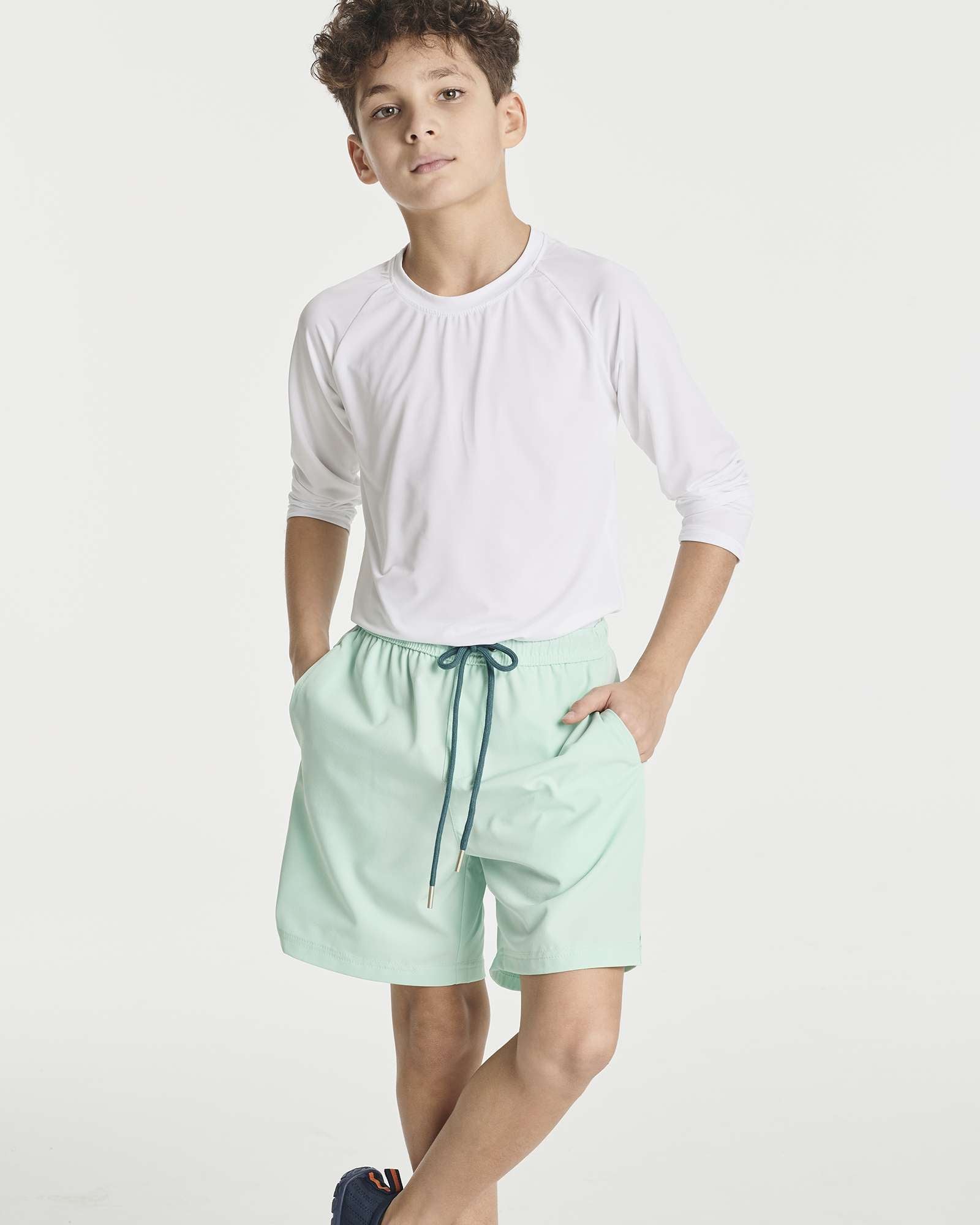 3 Pack: Boys' 2-in-1 Swim Trunks with Compression Liner