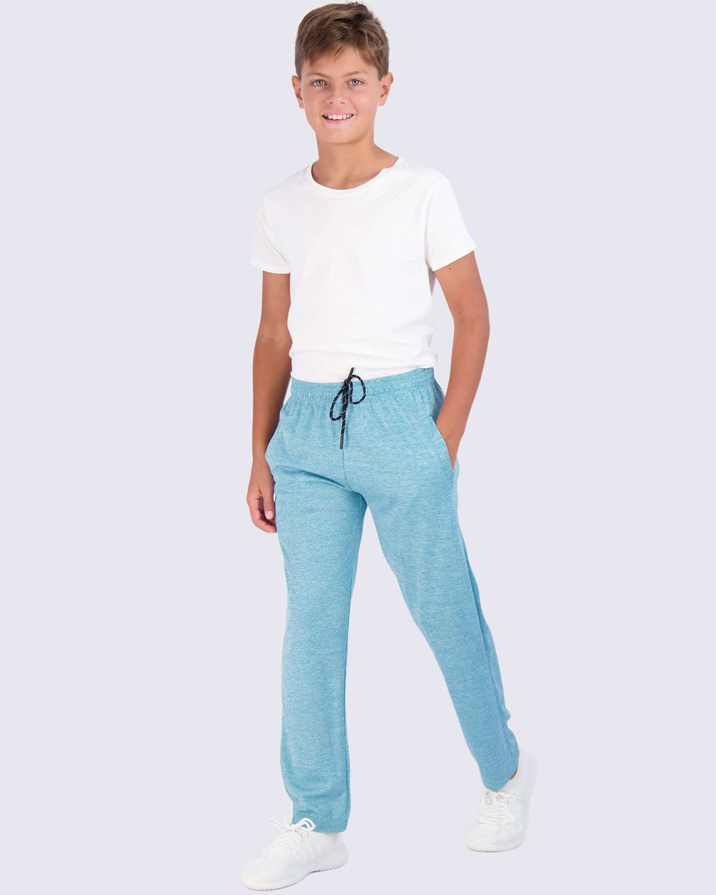 3 Pack: Boys Mesh Open Bottom Active Sweatpants