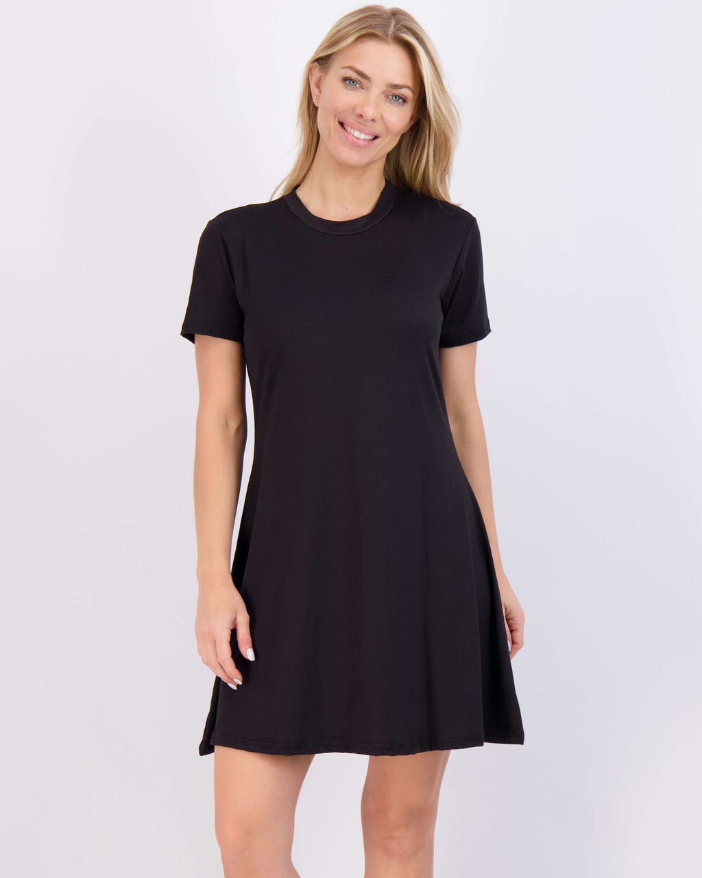 3 Pack: Women's Soft Lounge Swing Casual T-Shirt Dress (Available in Plus Size)