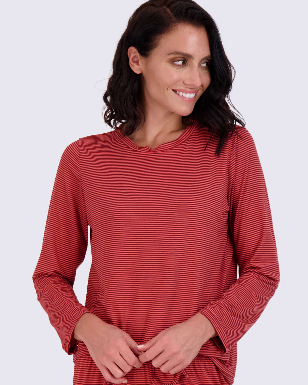 2 Pack: Women’s Pajama Set Super-Soft Long Sleeve Top With Pants