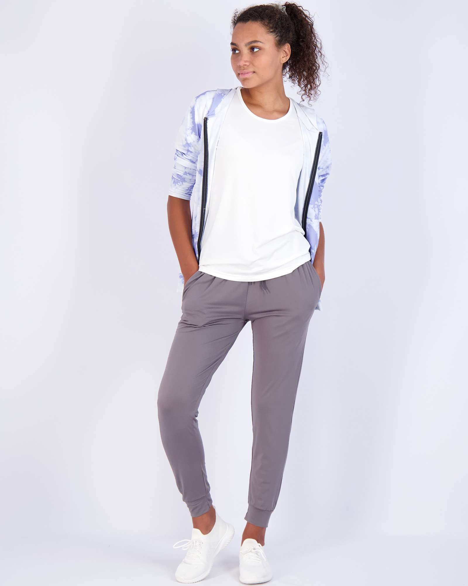 3 Pack: Womens Dry-Fit Active Joggers
