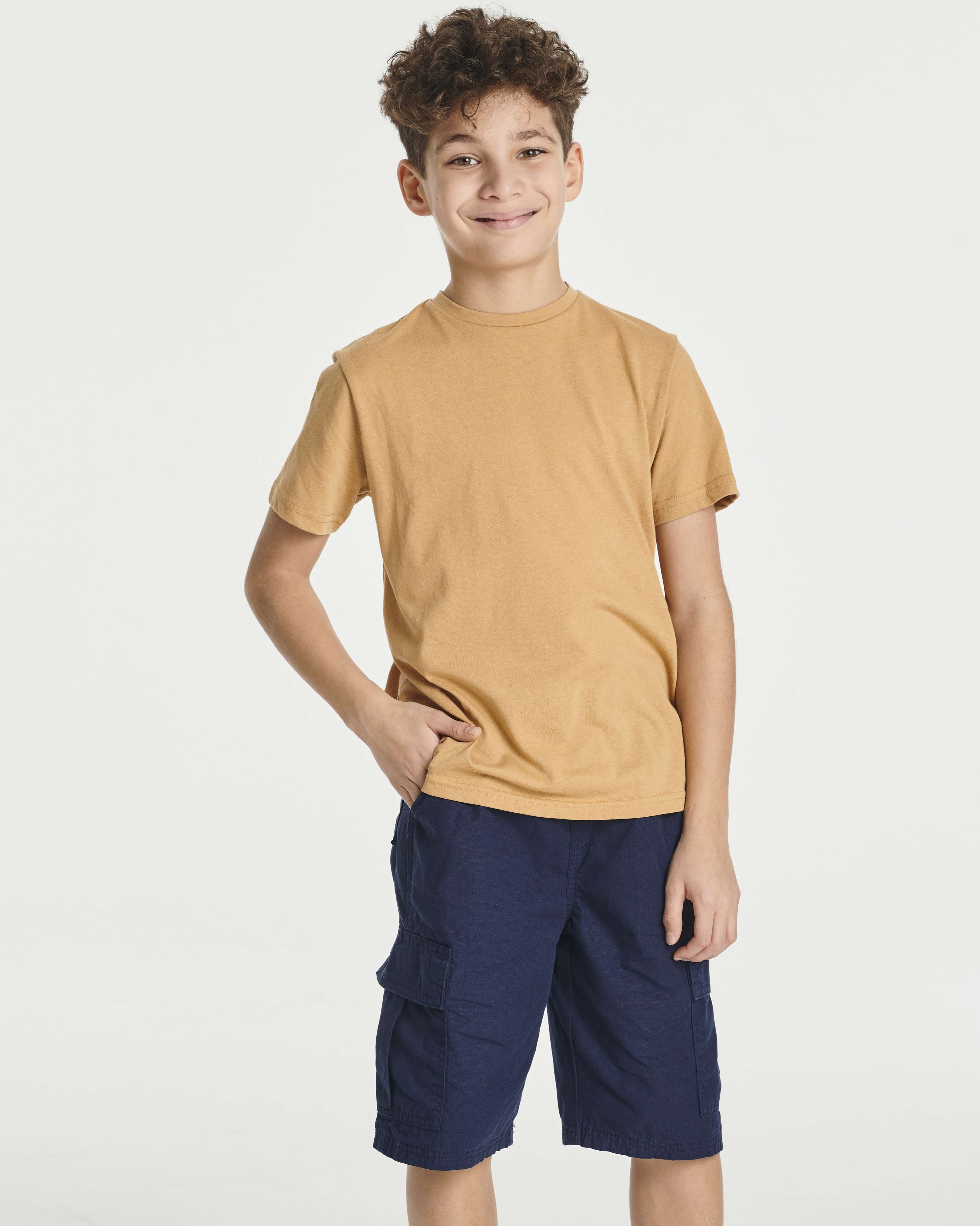 5 Pack: Boys' Cotton Short Sleeve T-Shirts