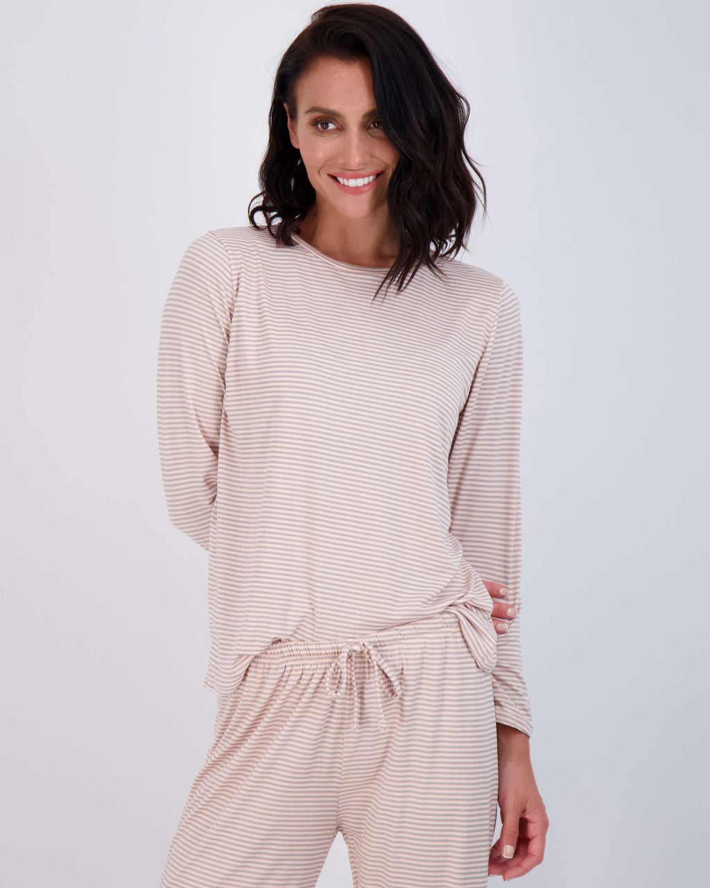 2 Pack: Women’s Pajama Set Super-Soft Long Sleeve Top With Pants