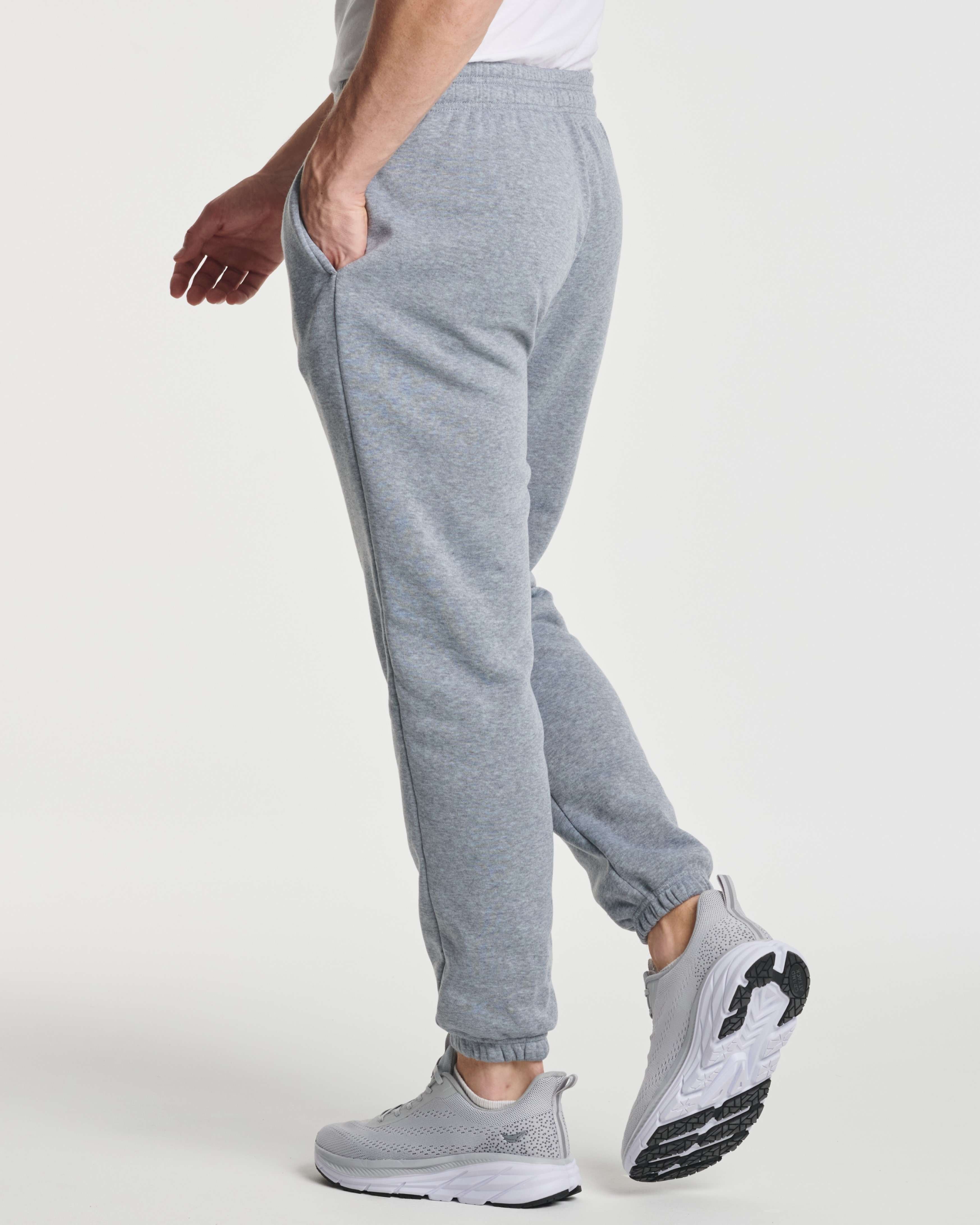 3 Pack: Men's Fleece Jogger Sweatpants (Available in Big & Tall)