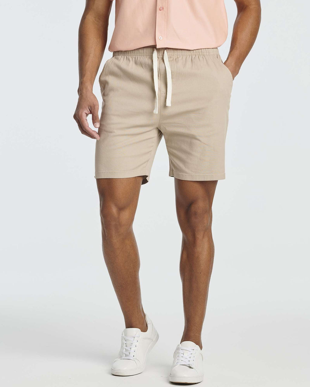 3 Pack: Men's Cotton 7" Walk Short