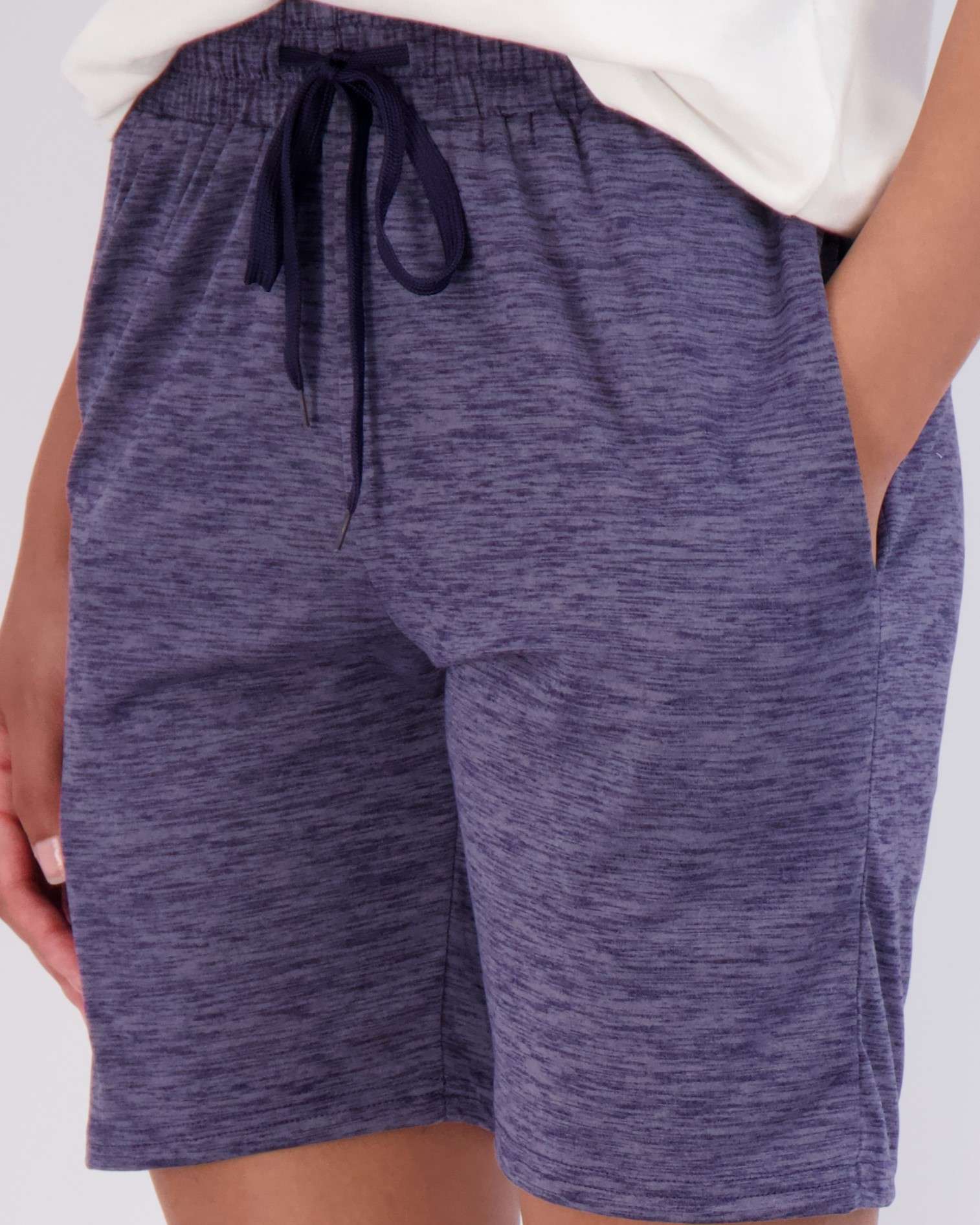 4 Pack: Women's 7" Bermuda Long High Waisted Shorts (Available in Plus Size)