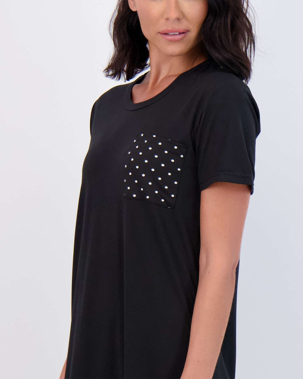 3 Pack: Womens Short-Sleeve Ultra-Soft Nightshirt Sleep Dress