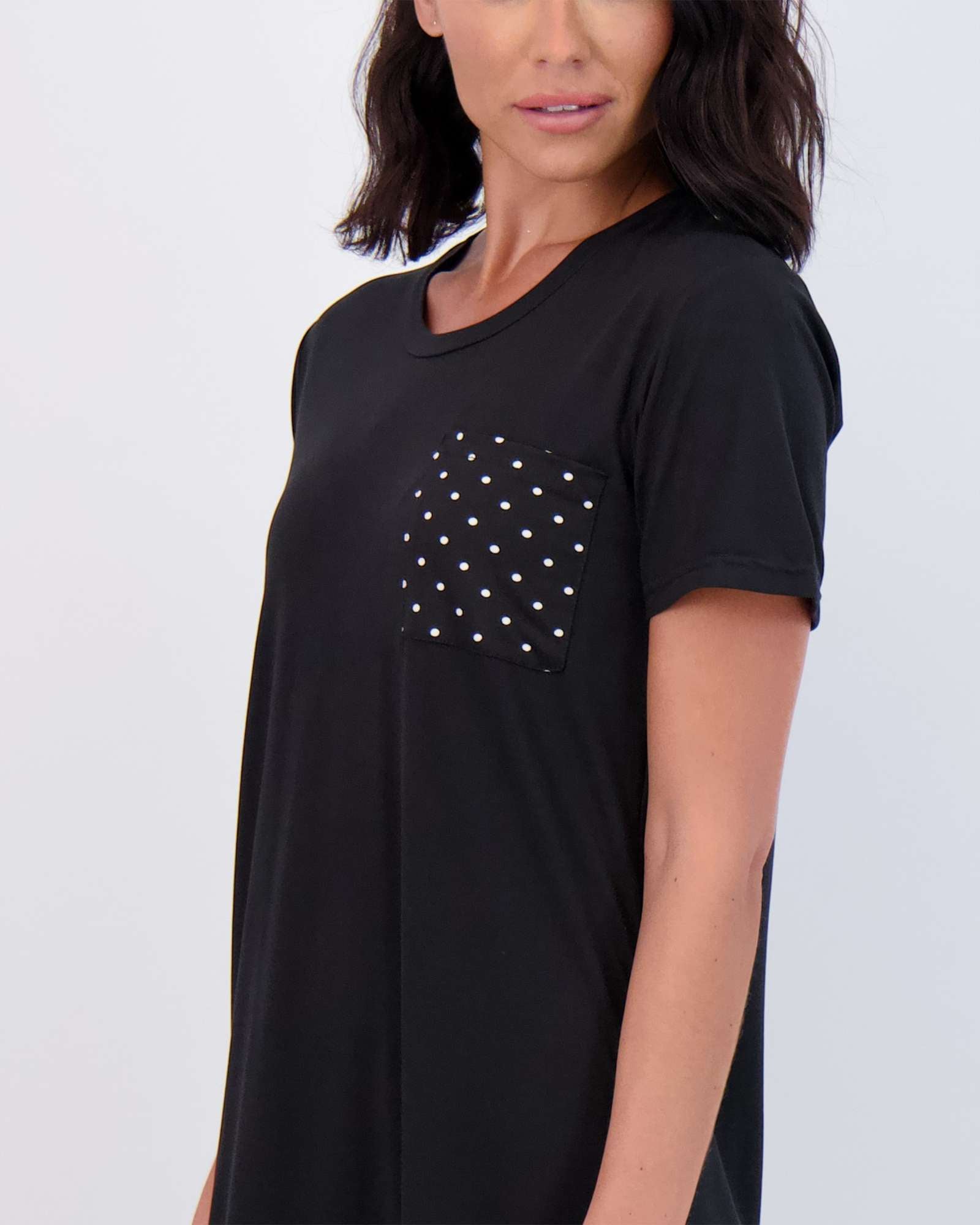 3 Pack: Womens Short-Sleeve Ultra-Soft Nightshirt Sleep Dress