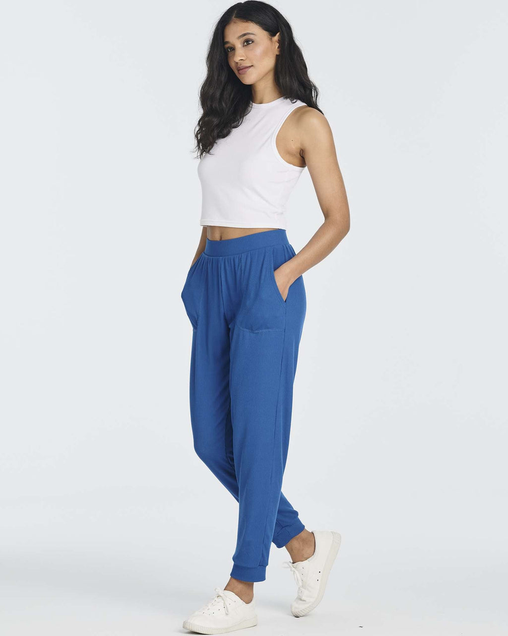 3 Pack: Women's Ribbed Lounge Jogger Sweatpants