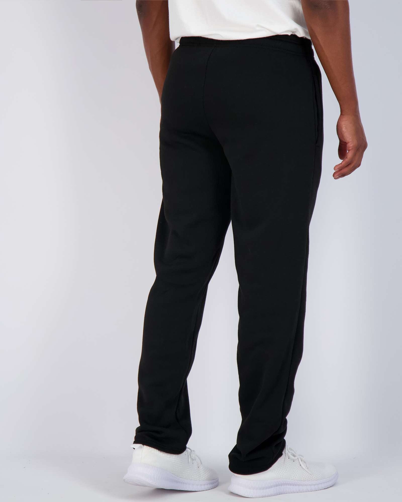 3 Pack: Mens Fleece Open Bottom Sweatpants