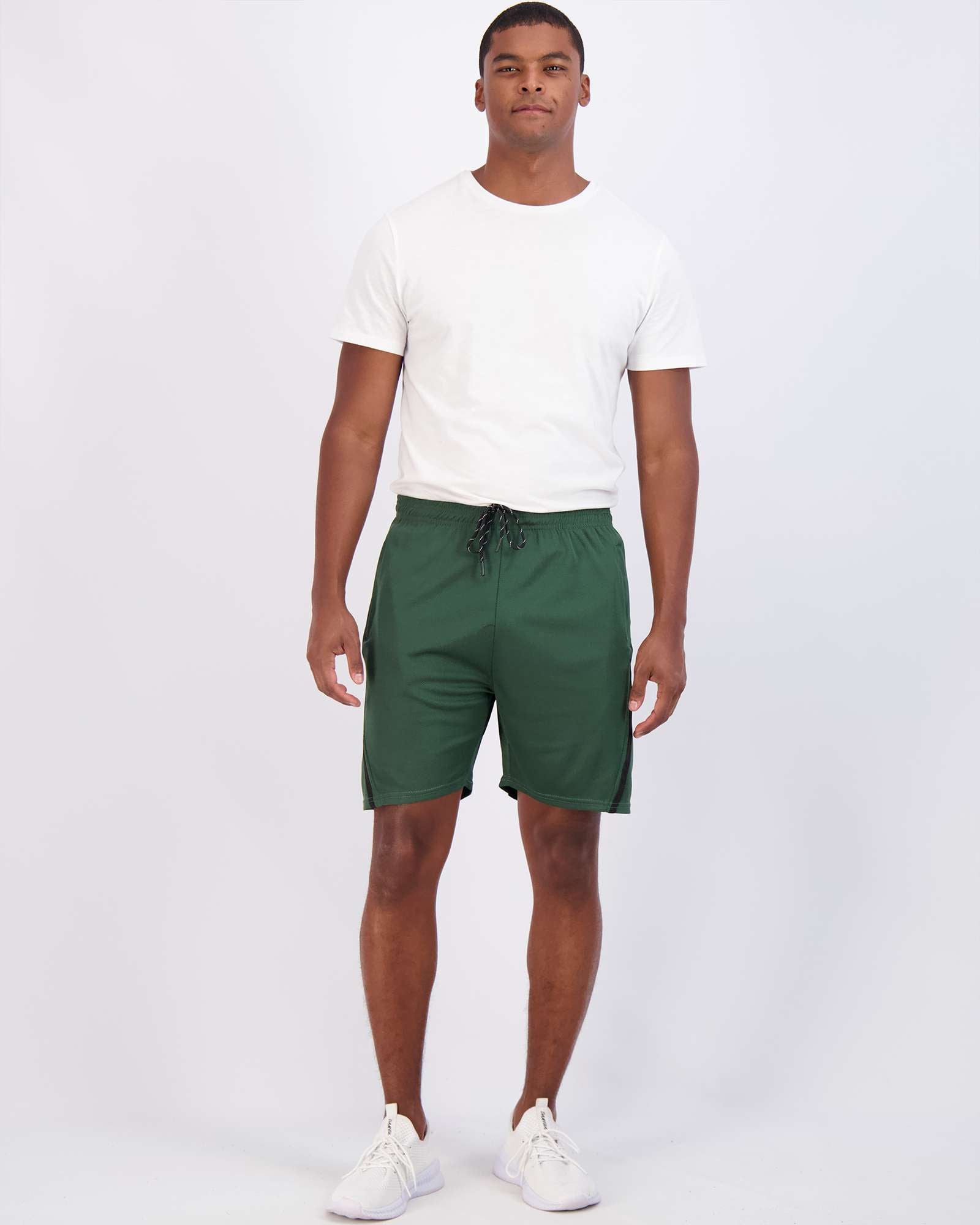 4 Pack: 7" Athletic Running Quick Dry Mesh Shorts with Zipper Pockets (Available In Big & Tall)