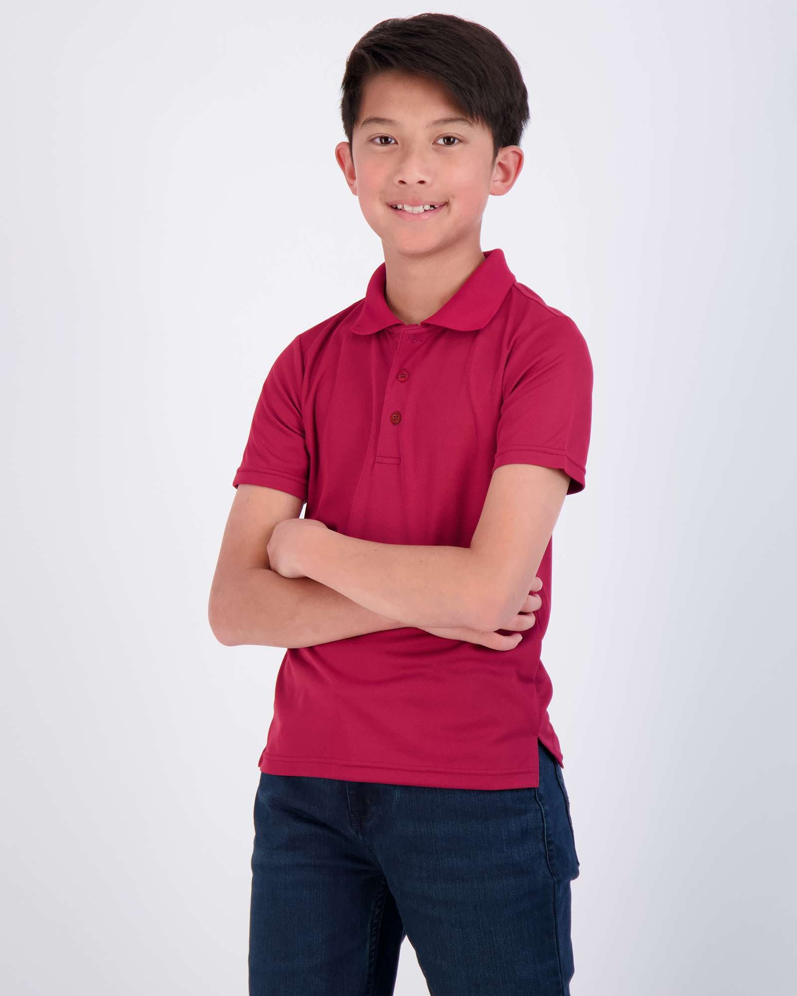 3 Pack: Boys' Short Sleeve Polo Shirt
