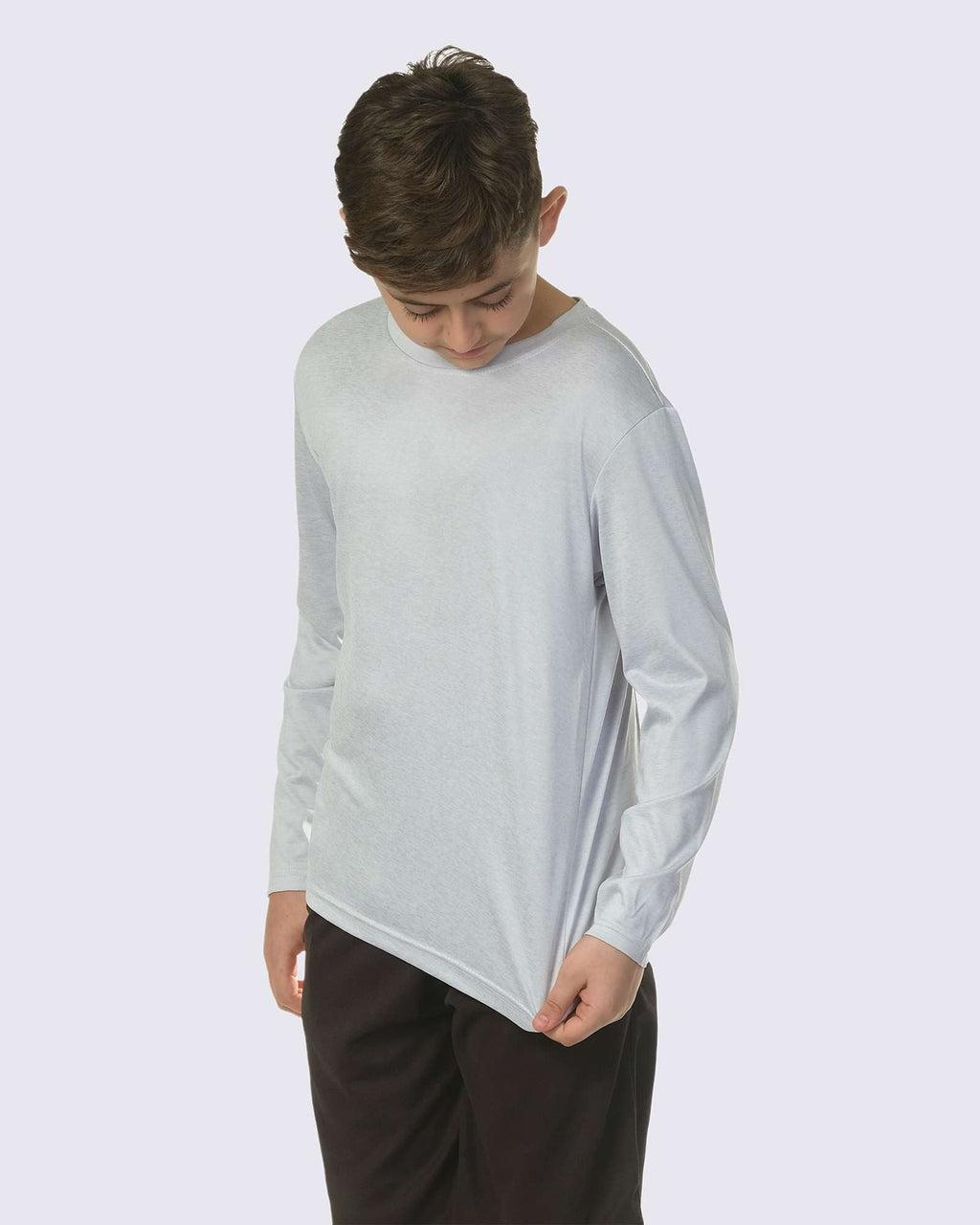4 Pack: Boys Dry-Fit Active Long-Sleeve T-Shirt