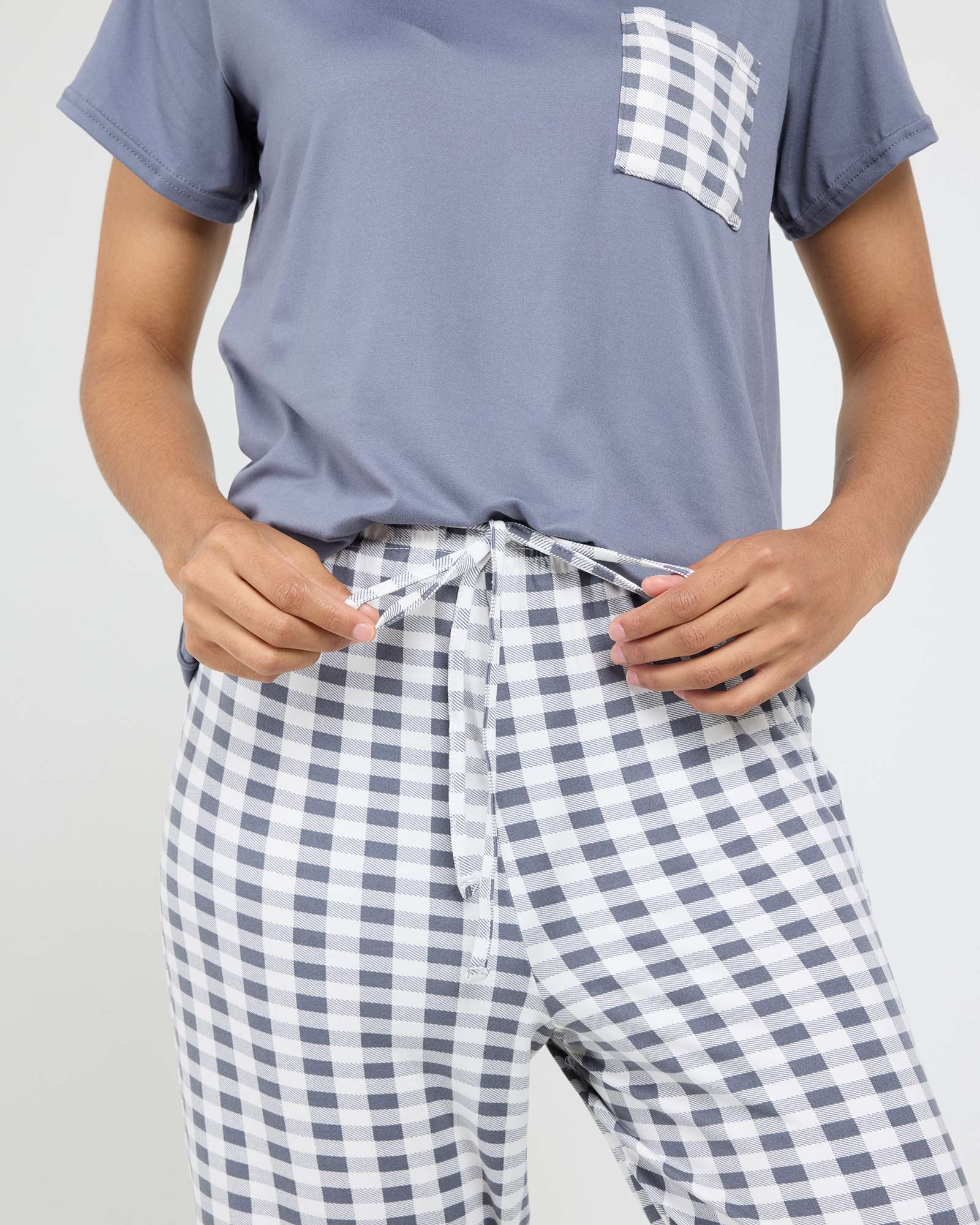 2 Pack: Women’s Pajama Set Super-Soft Short Sleeve V-Neck Top With Pants (Available in Plus Size)